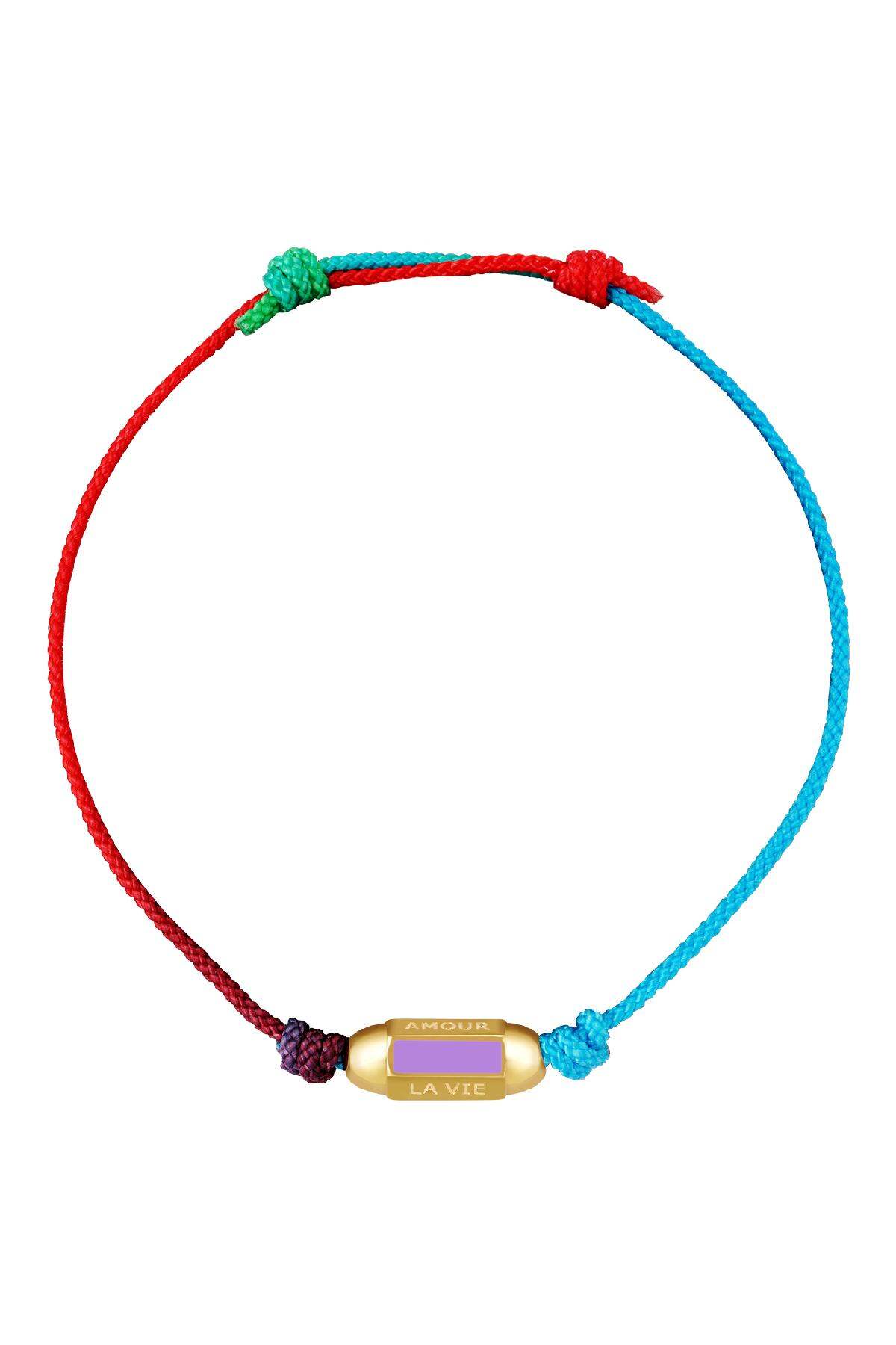Armband La Vie Amour Mehrfarbig Multi Edelstahl h5 Bild2