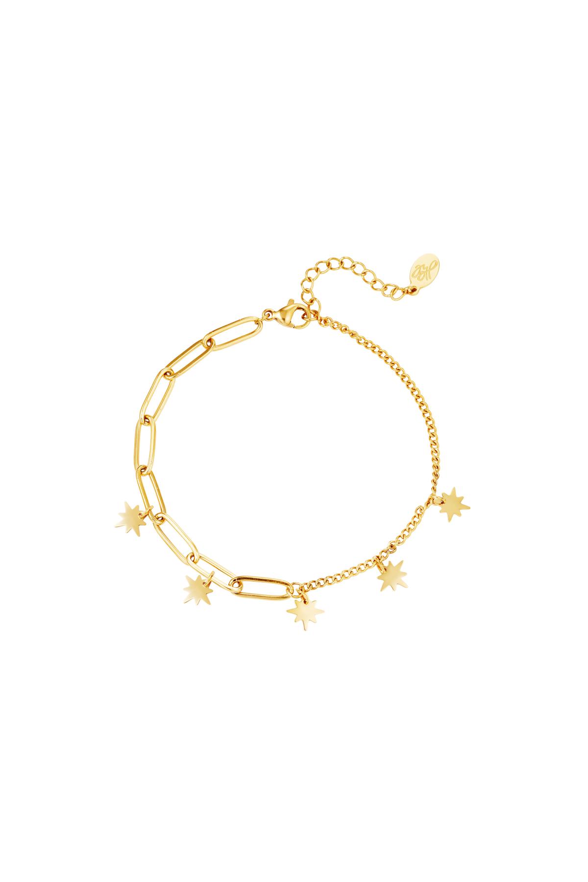 Groothandel RVS Armband met Sterrenbedels Set van 1