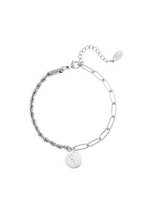 Pulsera signo del zodíaco Tauro Plata Acero inoxidable h5