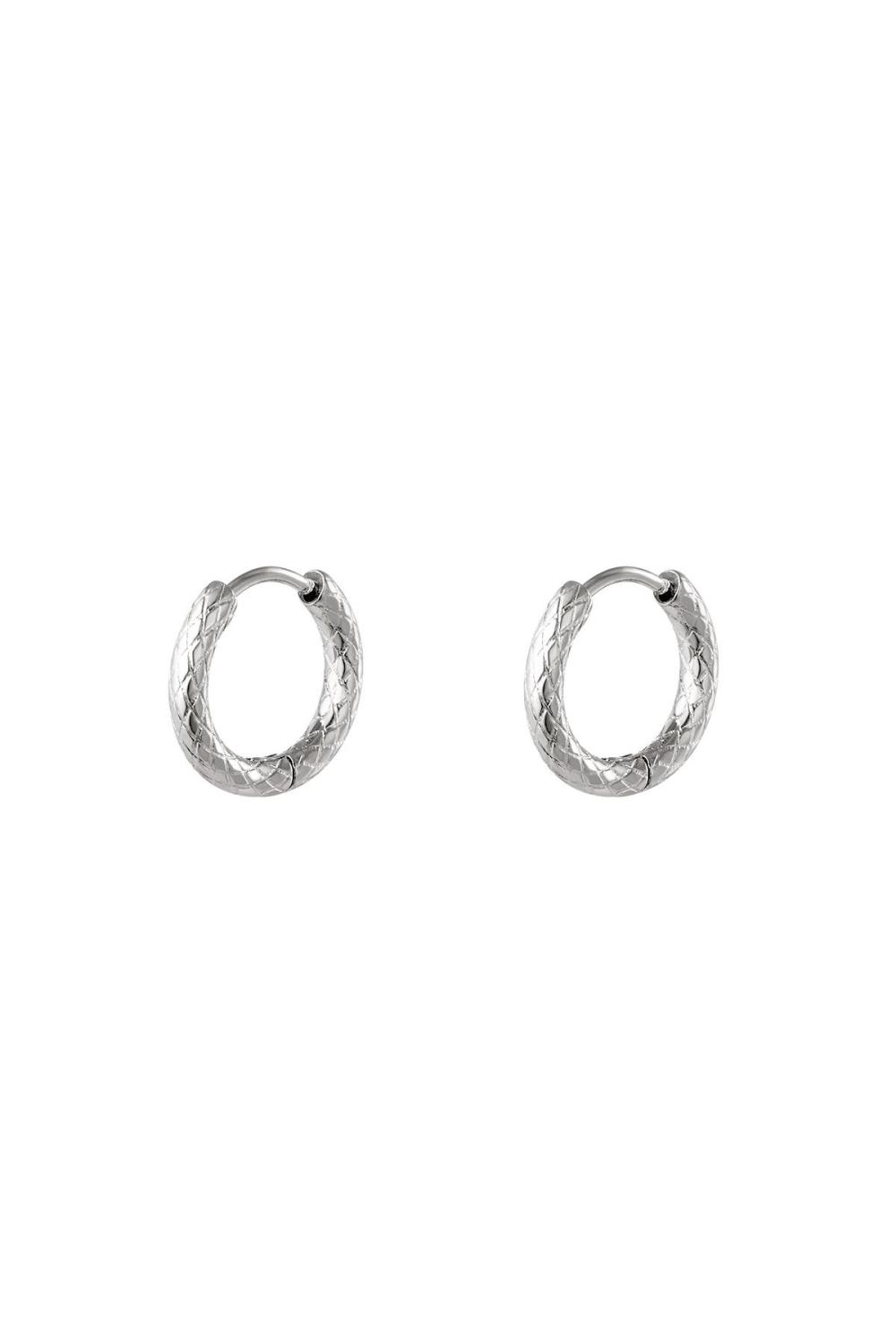 Pendientes De Aro De Acero Inoxidable 