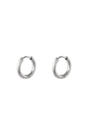 Pendientes De Aro De Acero Inoxidable h5 