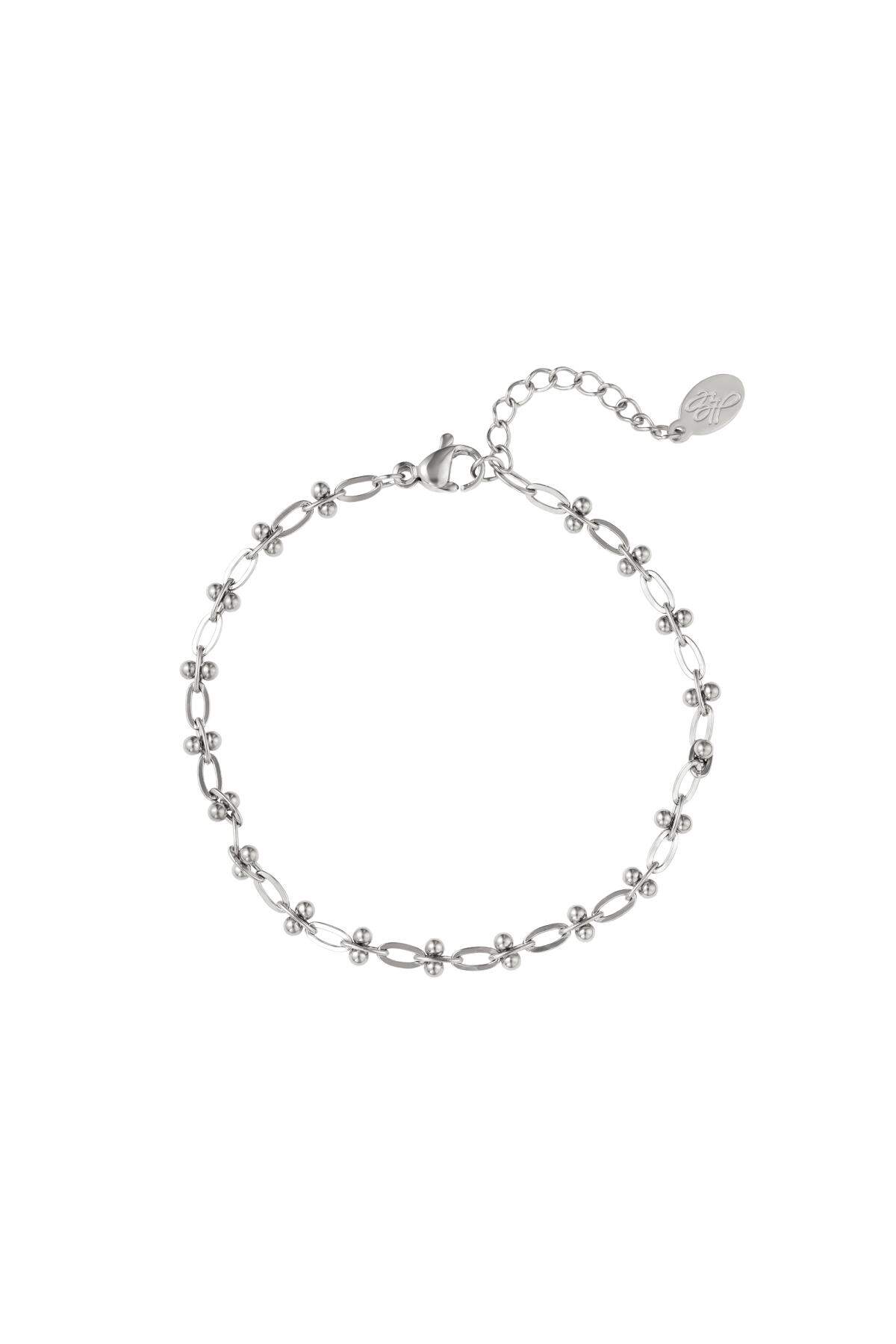 Paslanmaz çelik bilezik Silver Color Stainless Steel h5 
