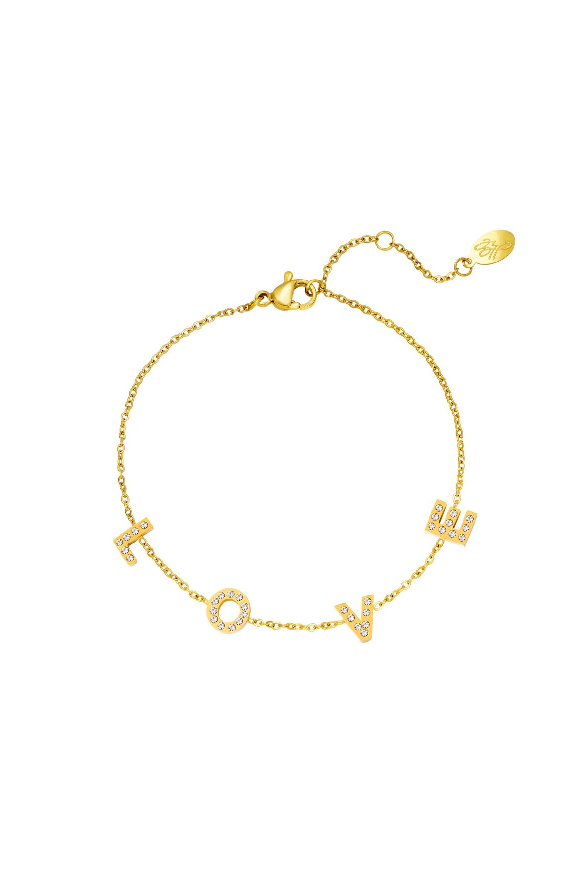 Groothandel RVS Armband Eenvoudige Vorm Liefdesdesign