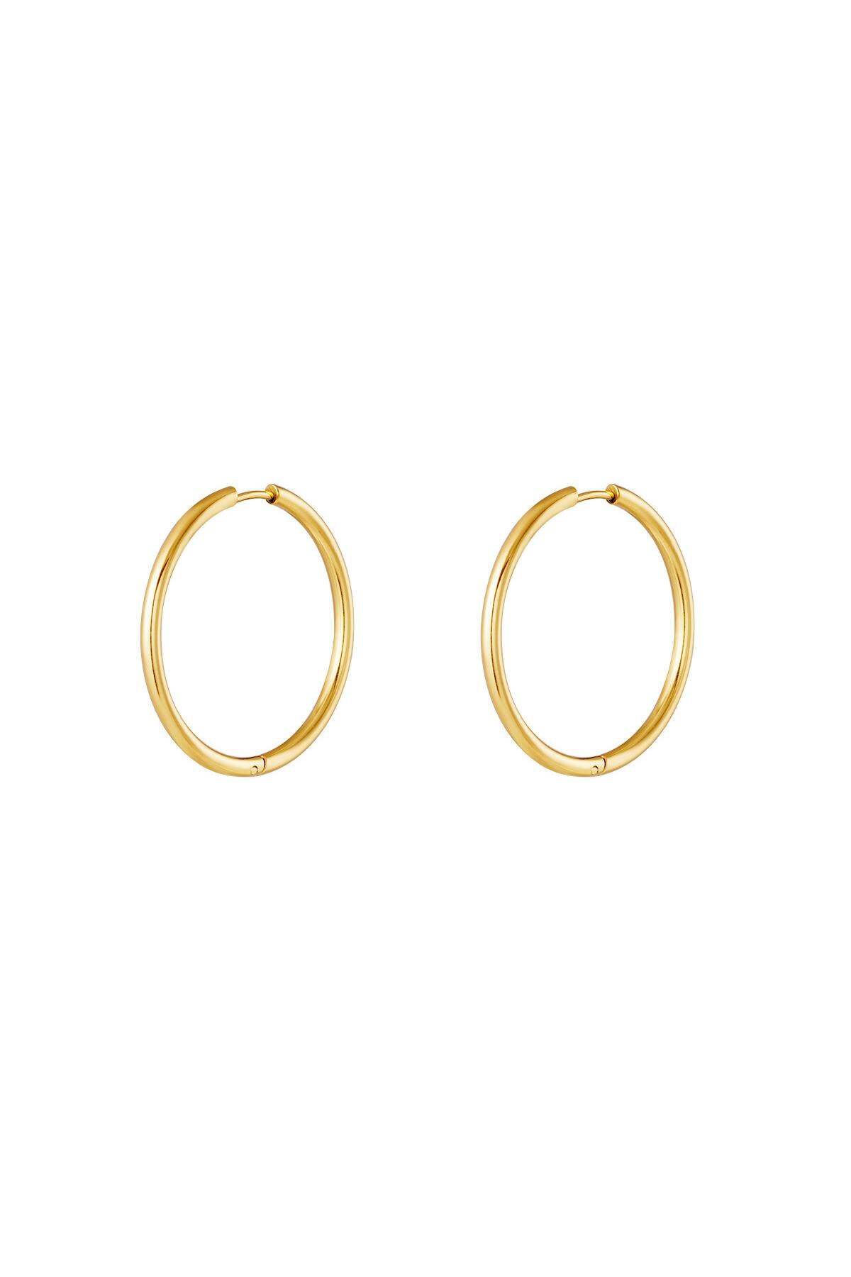 pendientes de acero inoxidable aros pequeños  h5 
