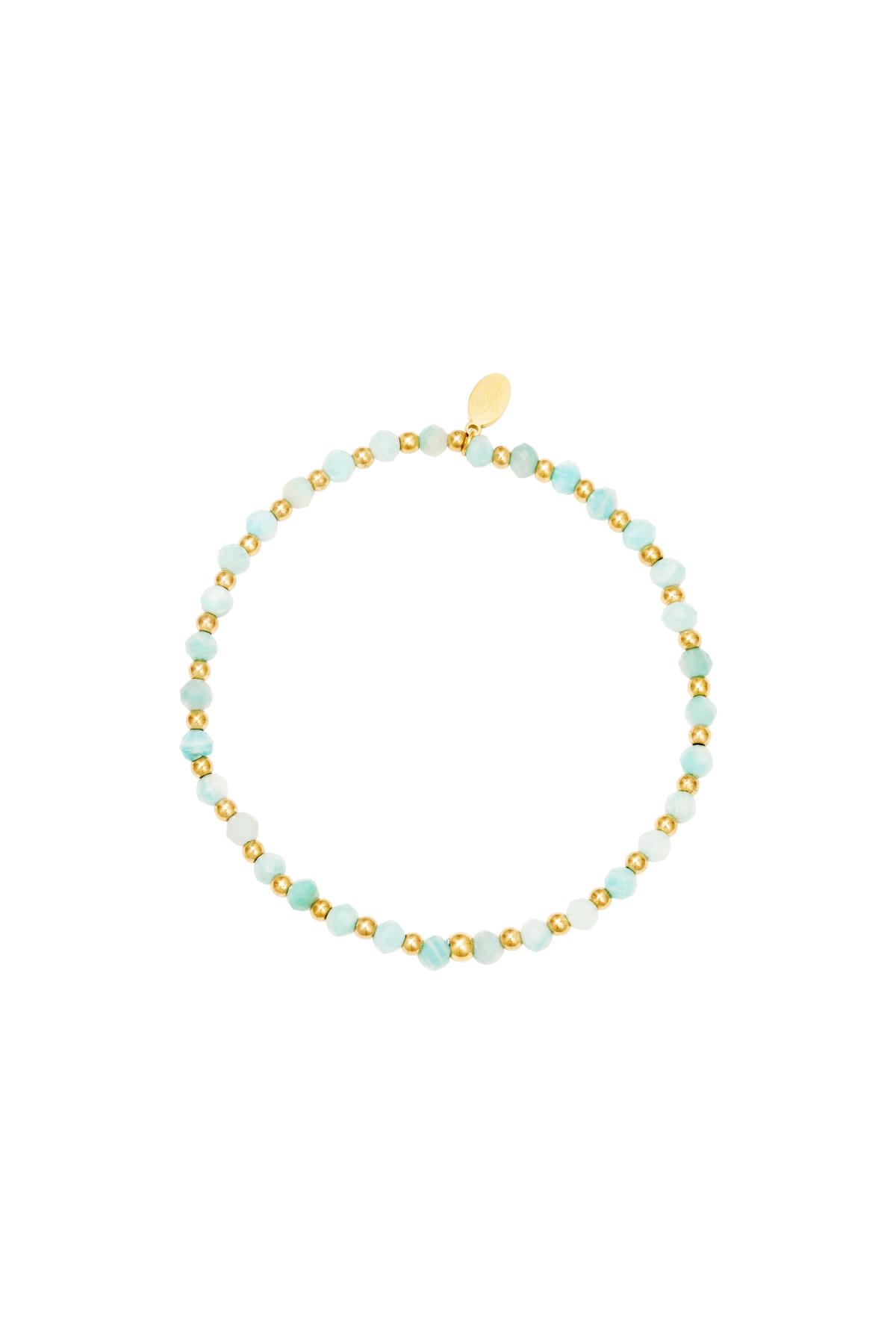 Groothandel Zwart Agaat Kralen Armband Basisvorm Natuursteen Sieraden, foto 3 van 4