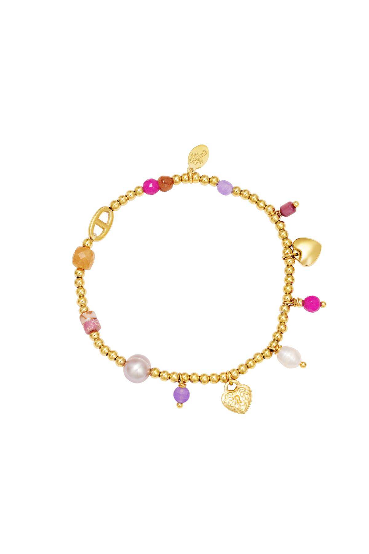 stainless steel bracelet beads the good life 