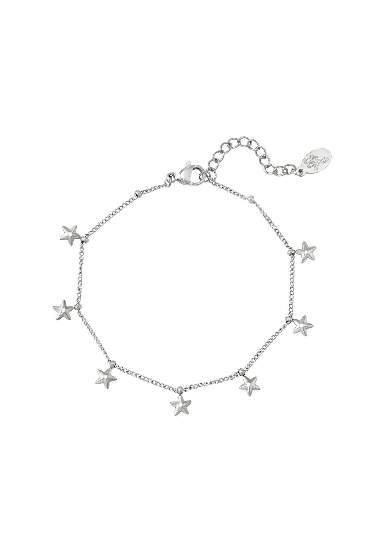 Groothandel Goudkleurig RVS Armband met Sterrenbedels Set van 1, foto 4 van 4