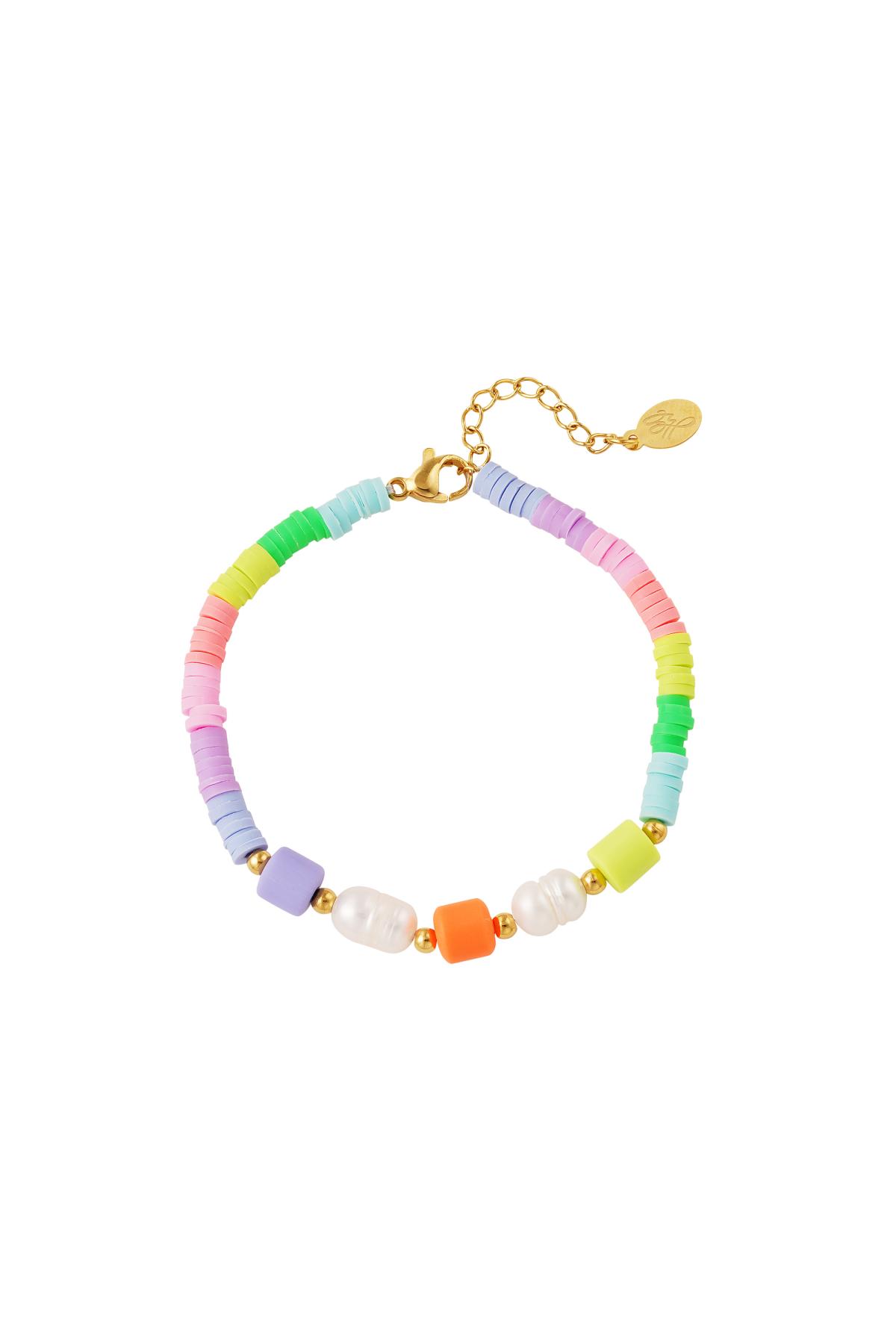 Bracciale Perle Colorate - Collezione Rainbow Multi Stainless Steel 2