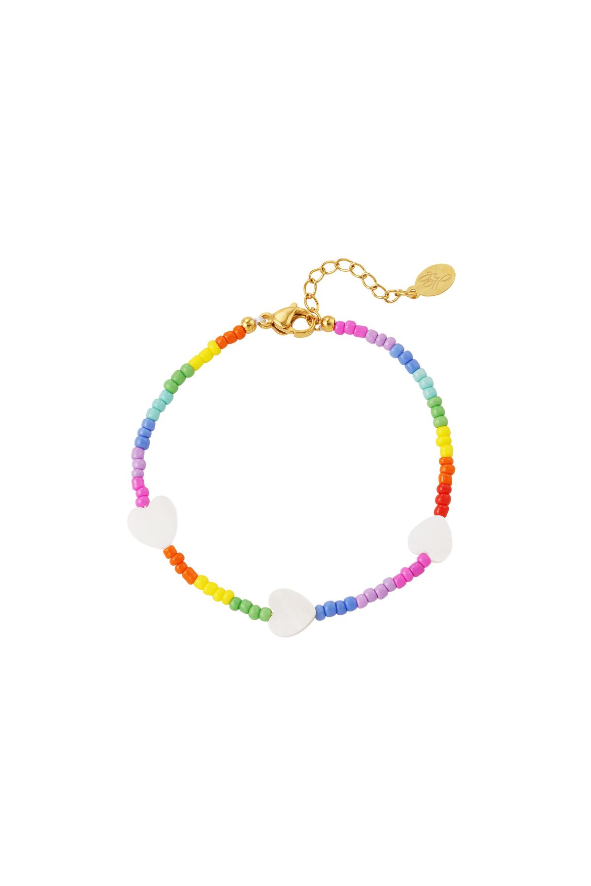 Bracciale Love Hearts - Collezione Rainbow Multi Stainless Steel h5 