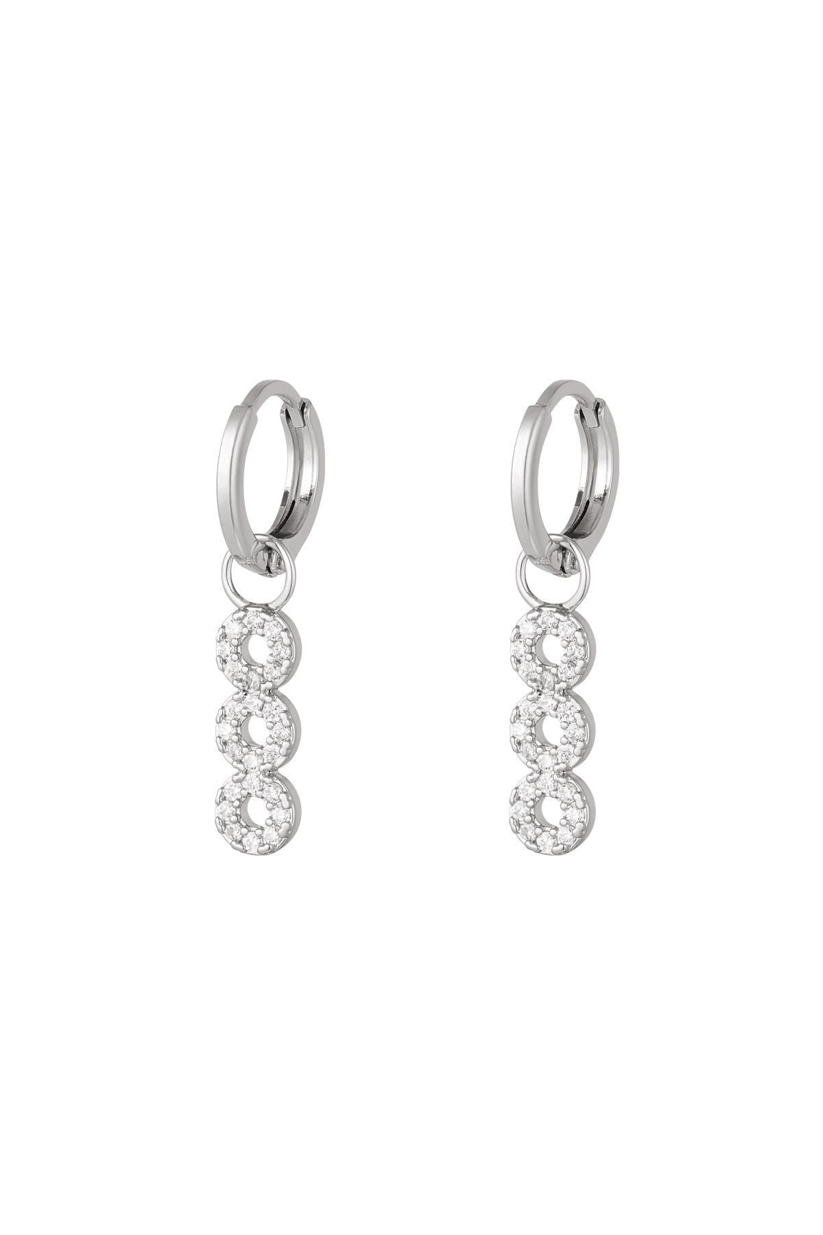 Küpeler üç daire - Sparkle koleksiyonu Gold Copper h5 
