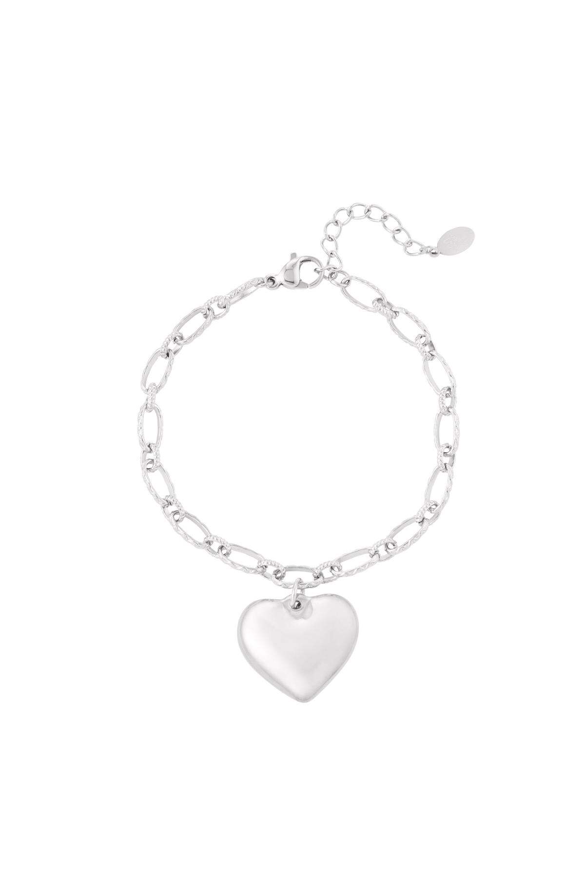 Kalpli bağlantı bileziği Silver Color Stainless Steel 