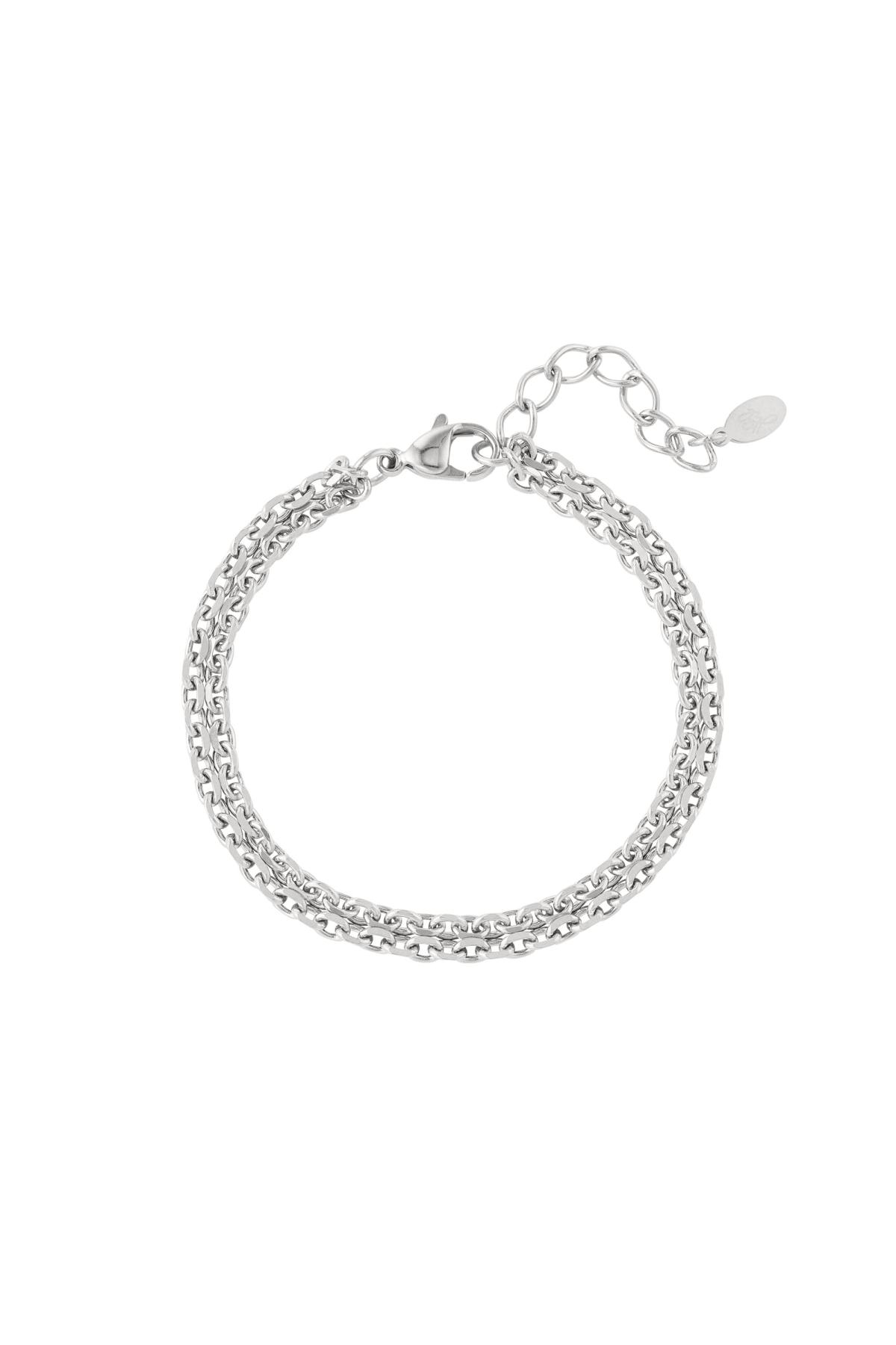 Groothandel Goudkleurig RVS Armband met Brede Schakels voor Vrouwen - Set van 1, foto 5 van 5