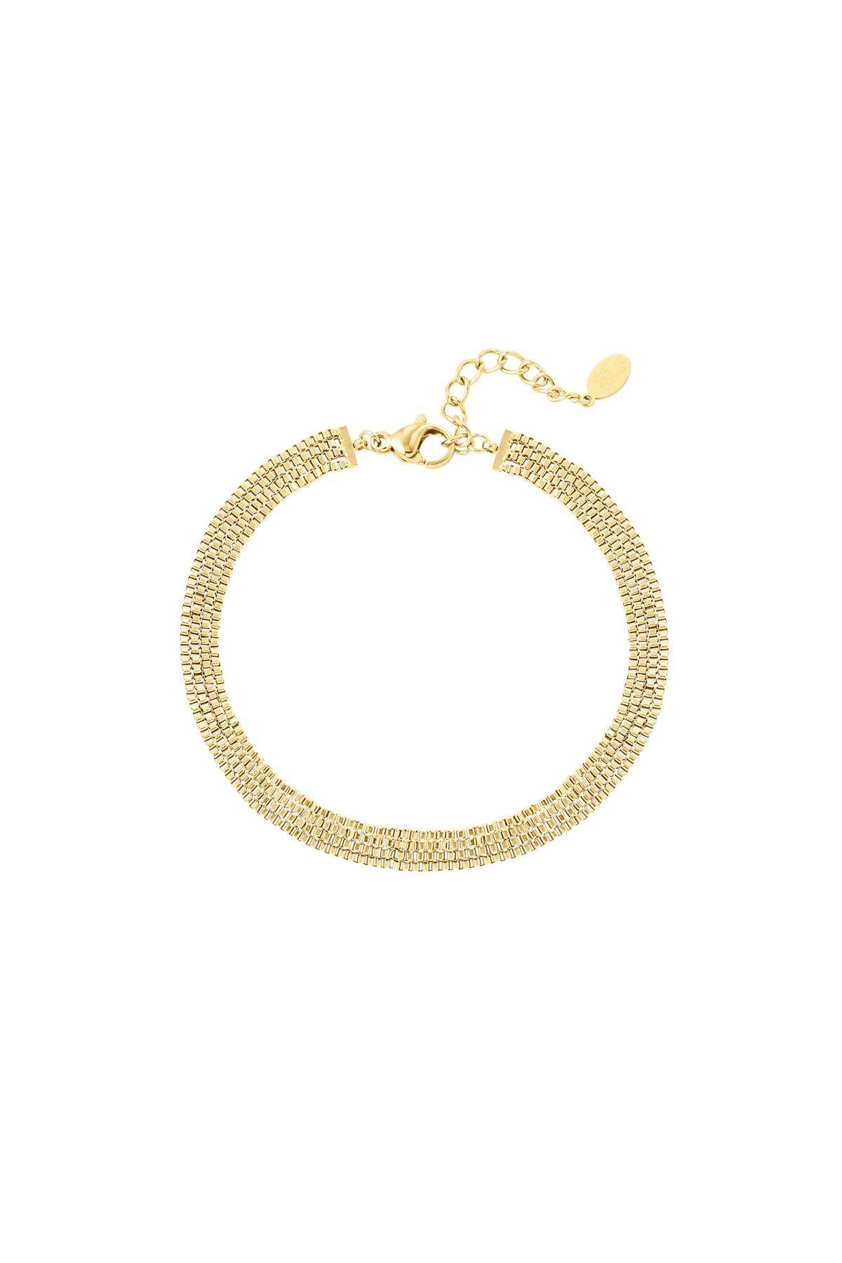 flat stainless steel bracelet 