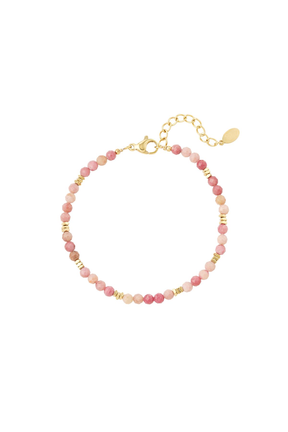 Groothandel Armband RVS Statement Groen & Goudkleurig Natuursteen Collectie Set van 1, foto 5 van 6