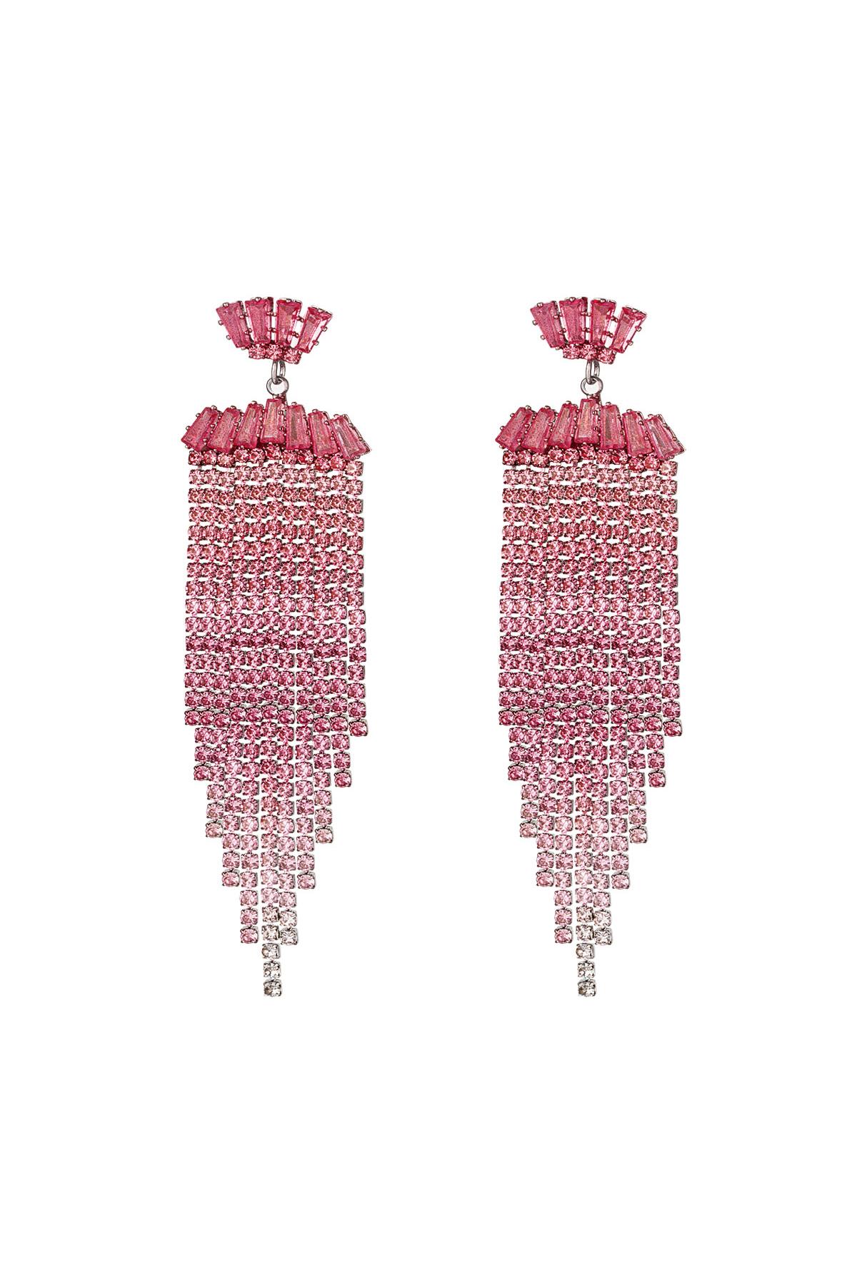 Pendientes de diamantes de imitación con detalles - Holiday Essentials Multicolor Cobre h5 