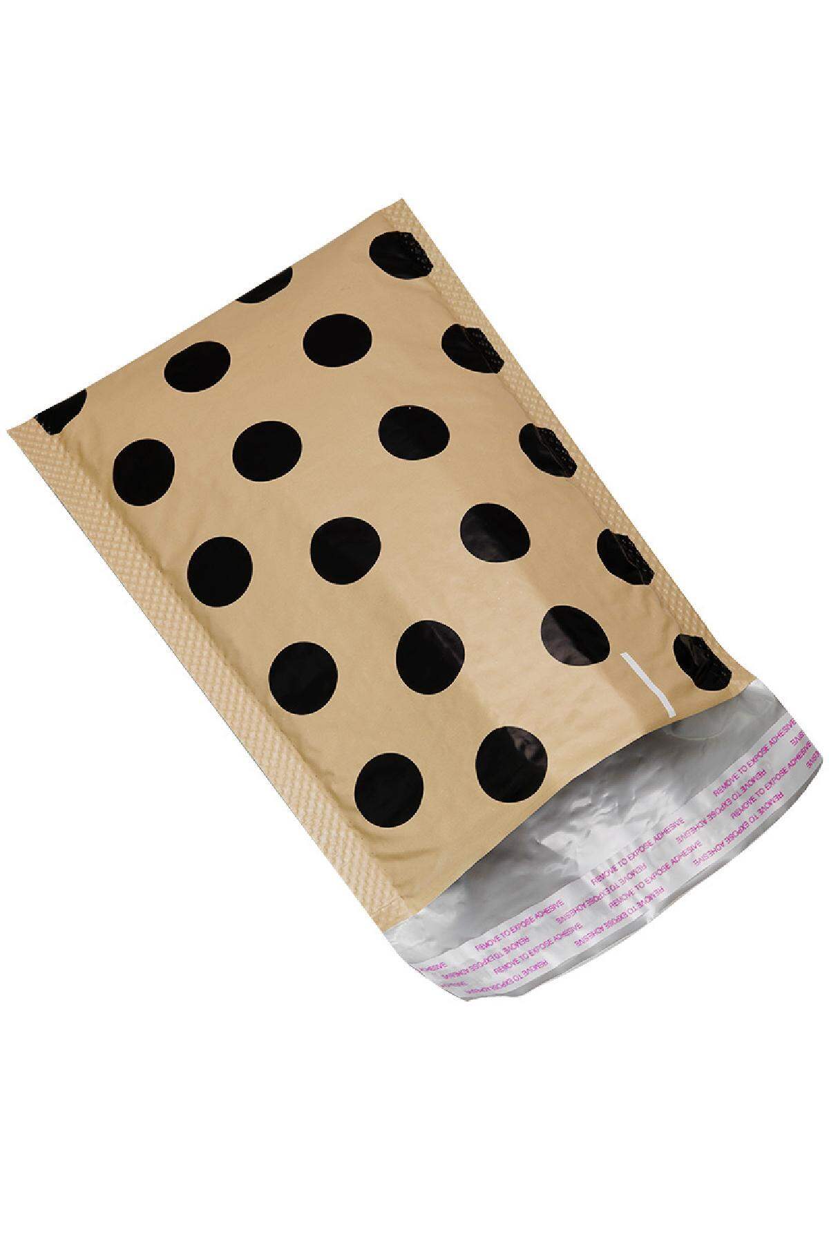 Verzendenvelop Zwart & Beige Plastic h5 Afbeelding2