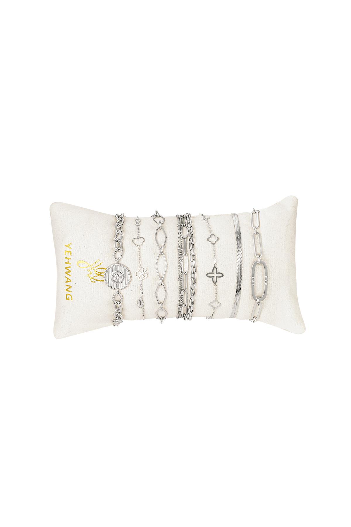 I braccialetti mostrano ciondoli con set di gioielli Gold Stainless Steel h5 