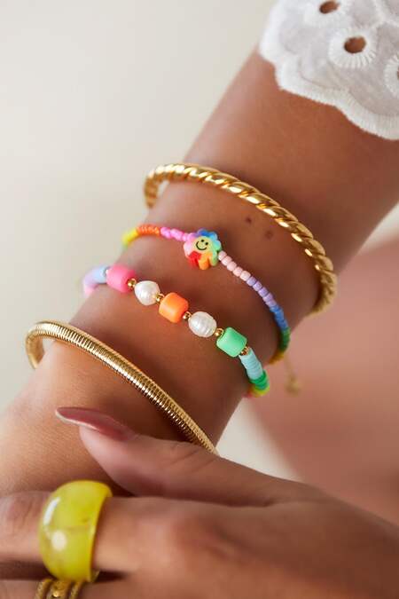 Bracciale Perle Colorate - Collezione Rainbow Multi Stainless Steel