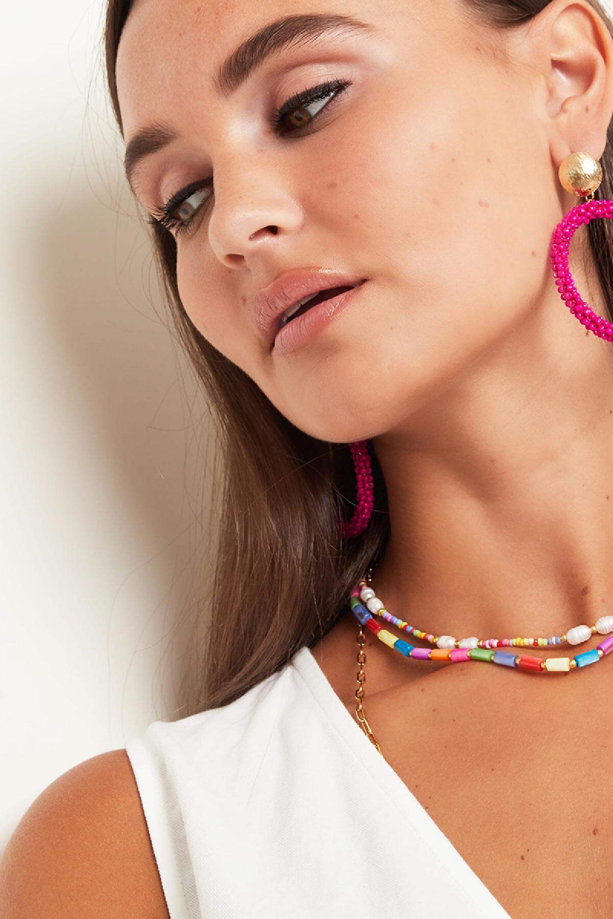 Collana colorata - Collezione Rainbow Multi Sea Shells h5 Immagine2