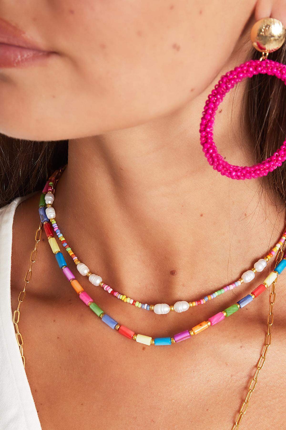 Collana colorata - Collezione Rainbow Multi Sea Shells h5 Immagine3