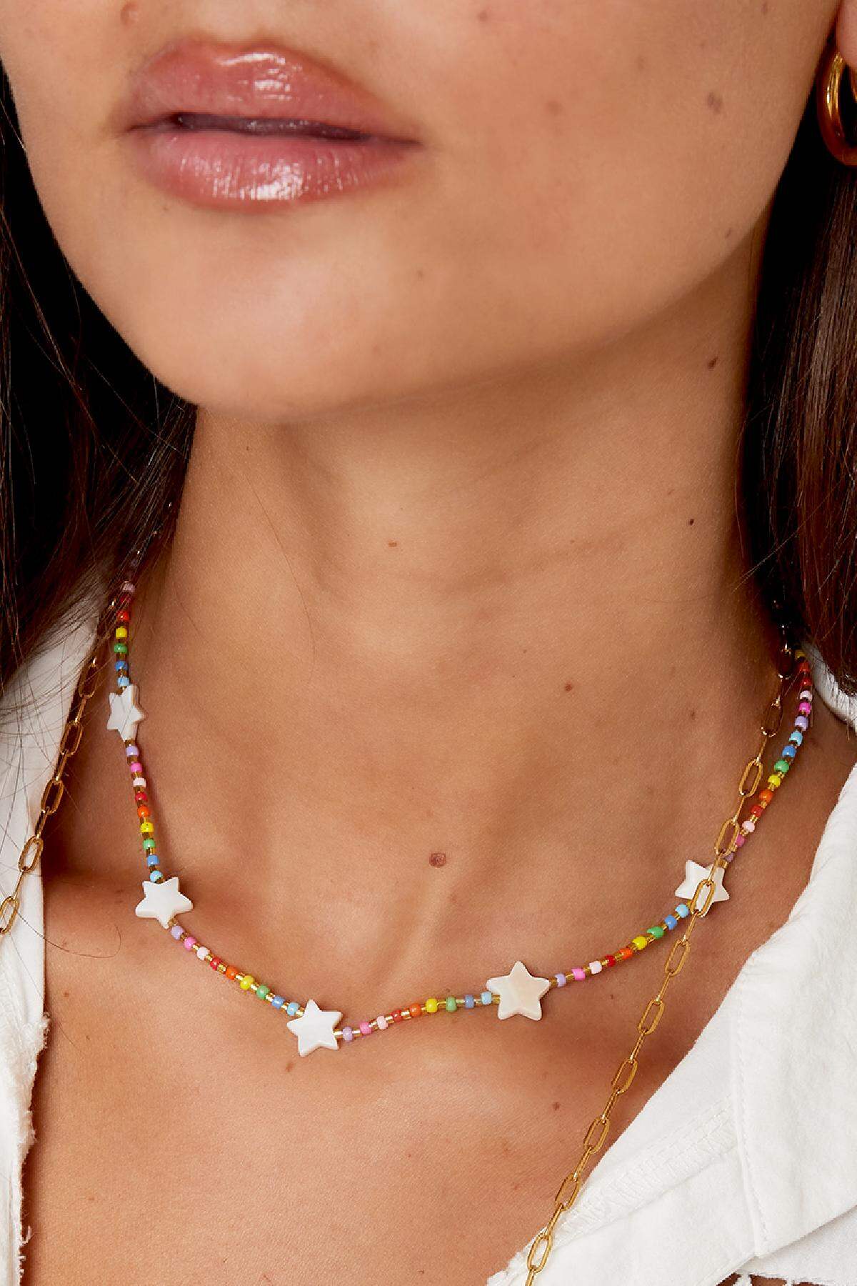 Collana Stella Arcobaleno - Collezione Arcobaleno Multi Stainless Steel h5 Immagine3