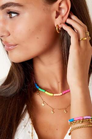 Bracelet arc-en-ciel fluo - Collection arc-en-ciel Multicouleur Acier inoxydable h5 Image3