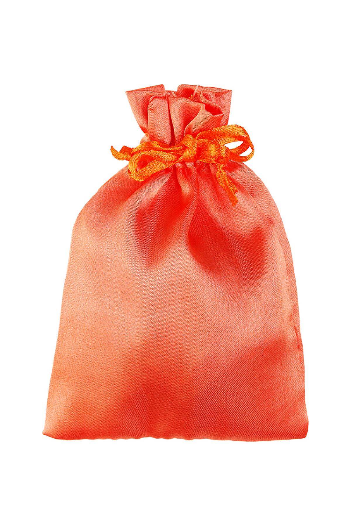 Jewelry bags Satin Small Rouge Polyester (Pack with plastic bag) h5 Image2