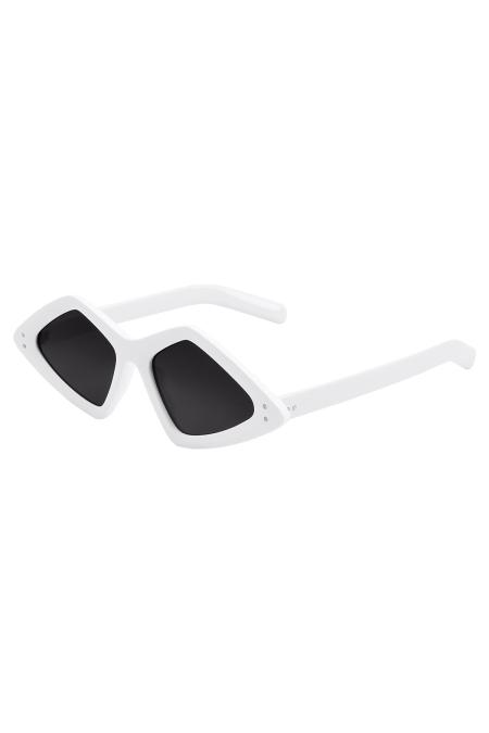 Sunglasses Retro Beige Metal One size