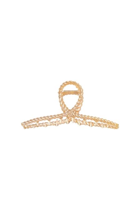 Hairclip Bobby Vintage Gold Color Metal