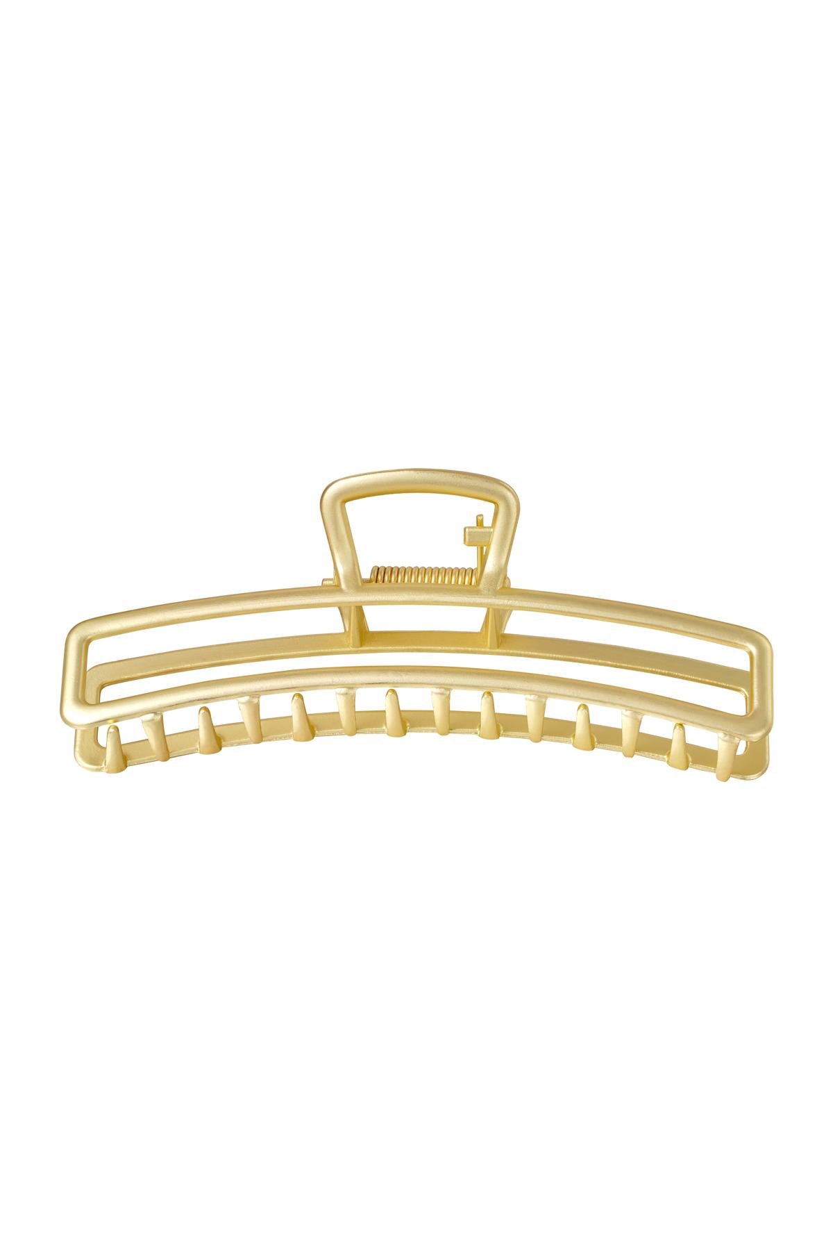 Groothandel Grote Goudkleurige Metalen Haarspeld voor Vrouwen Vintage Haaraccessoire