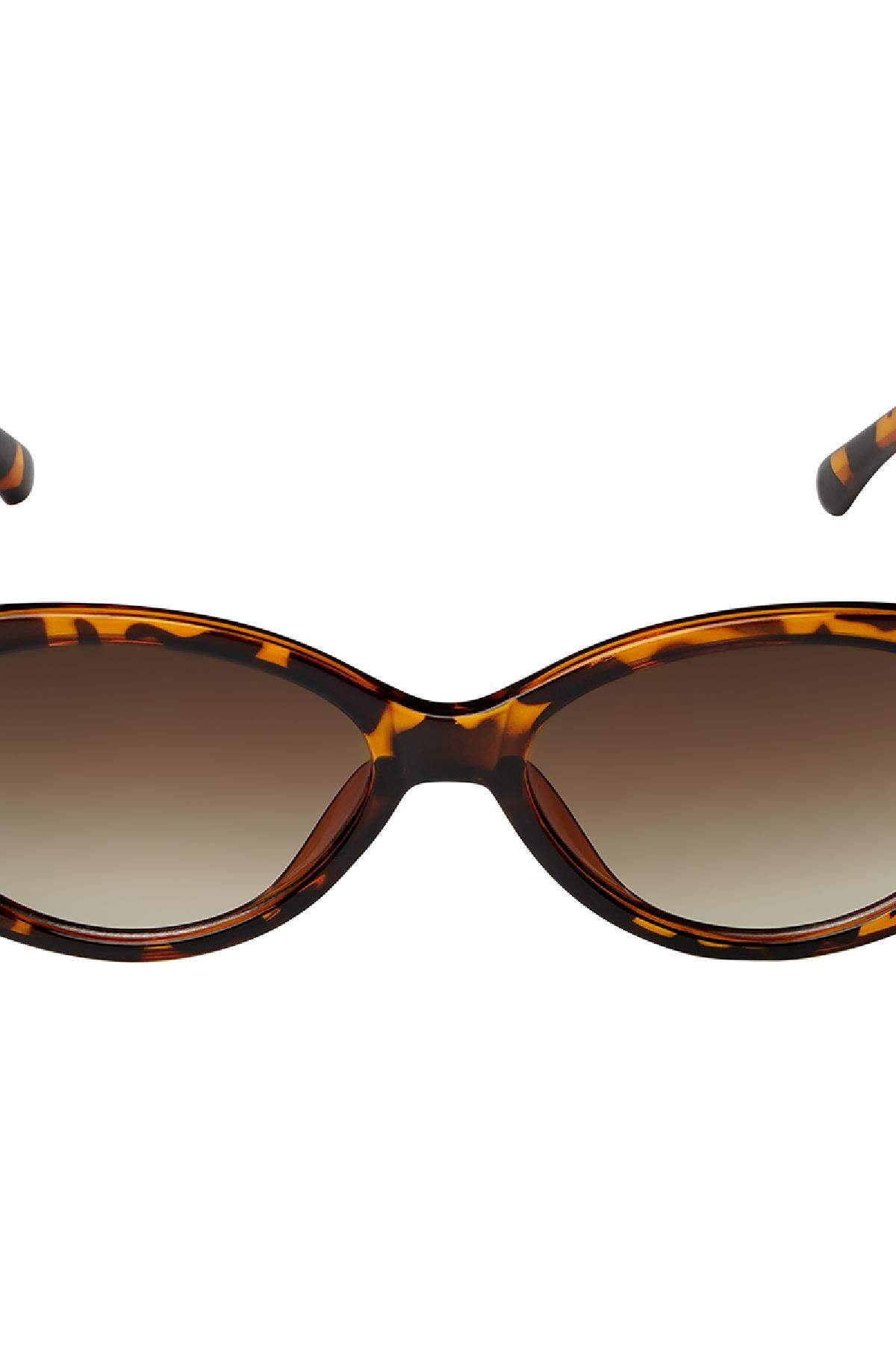 Lunettes de soleil ovales Noir Plastique One size h5 Image4