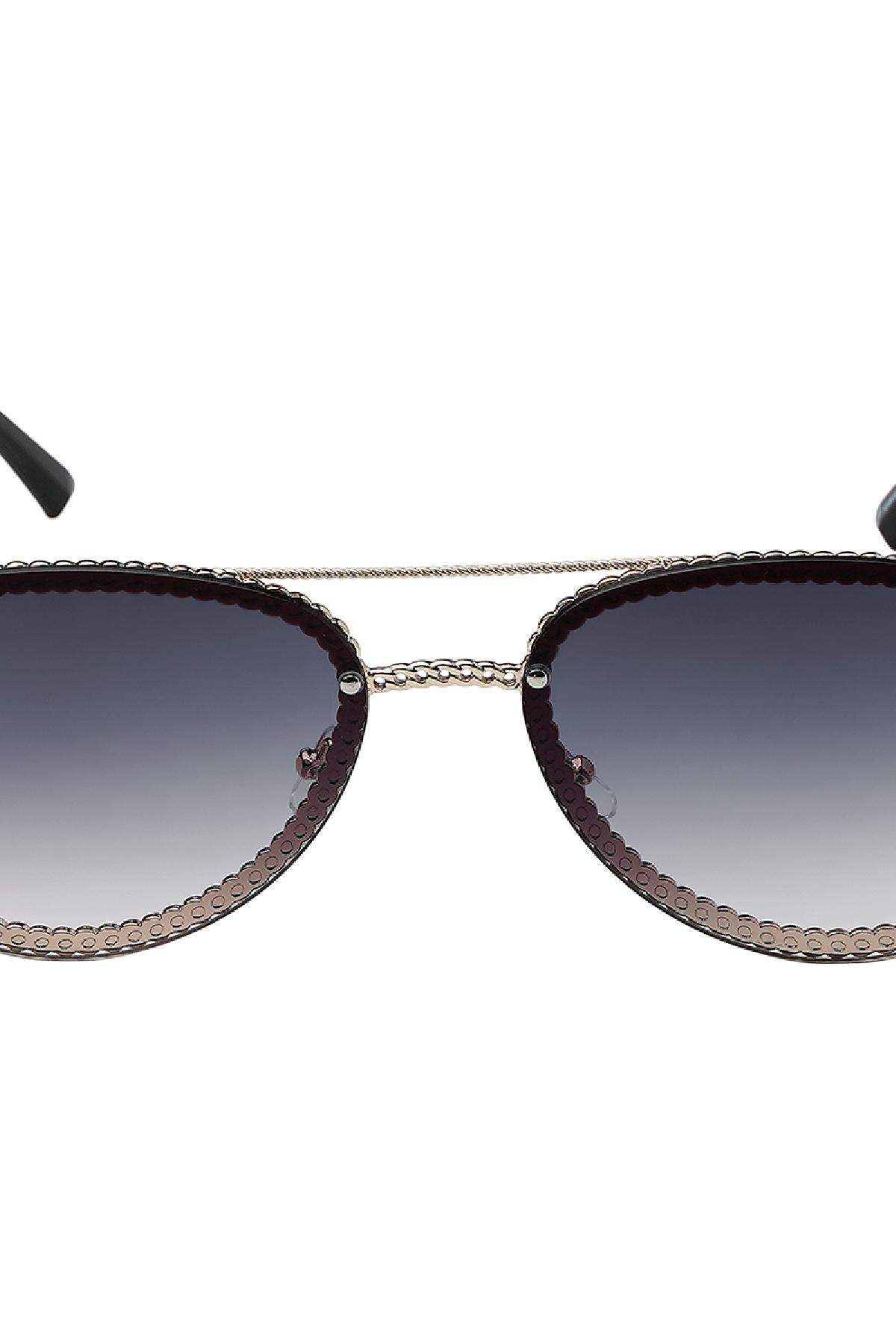 Des lunettes de soleil Argenté Plastique One size h5Image5