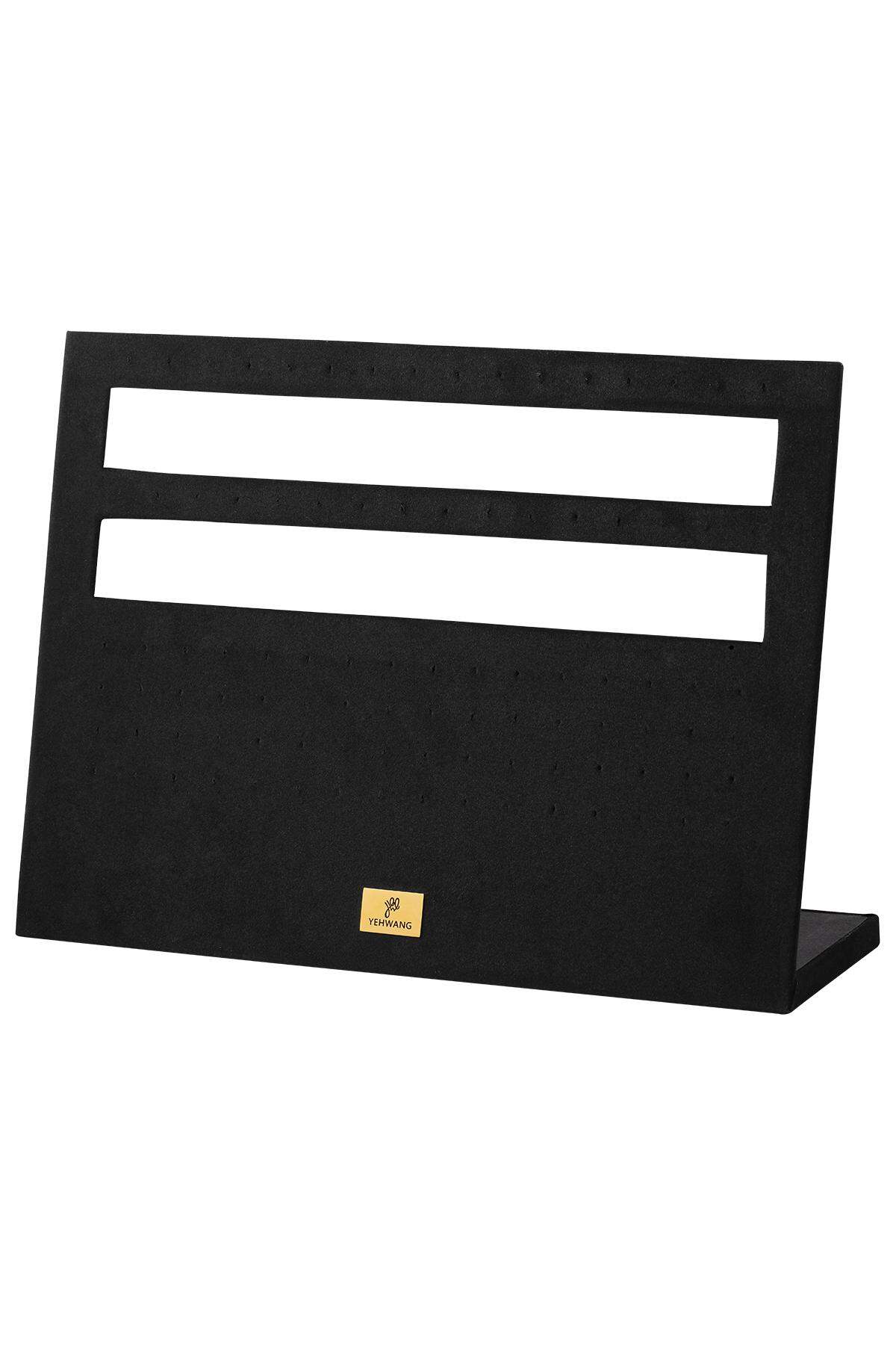 Earring display for 28 pairs Black Flannel