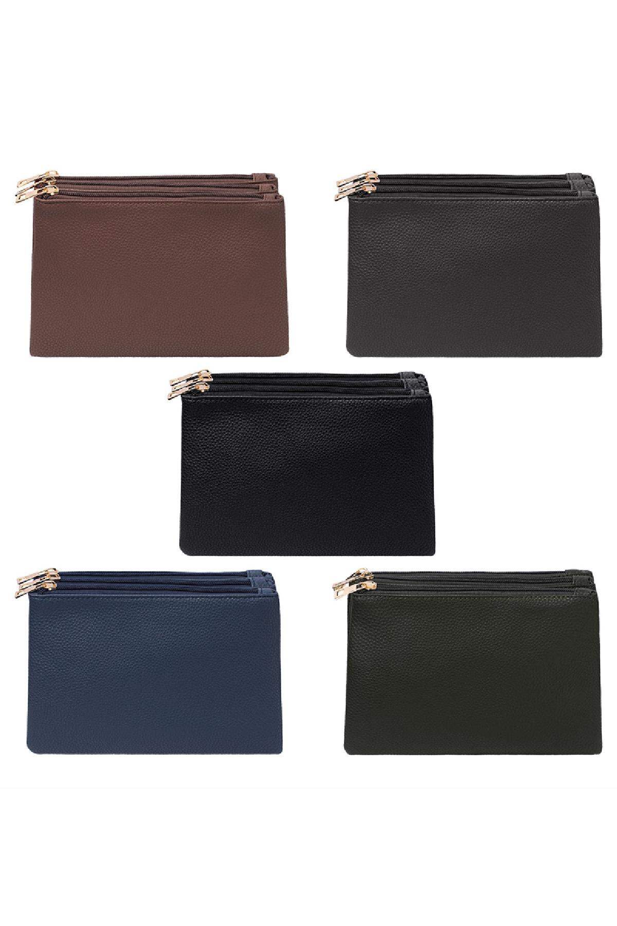 PU-Tasche mit Riemen Braun Polyurethan h5 Bild5