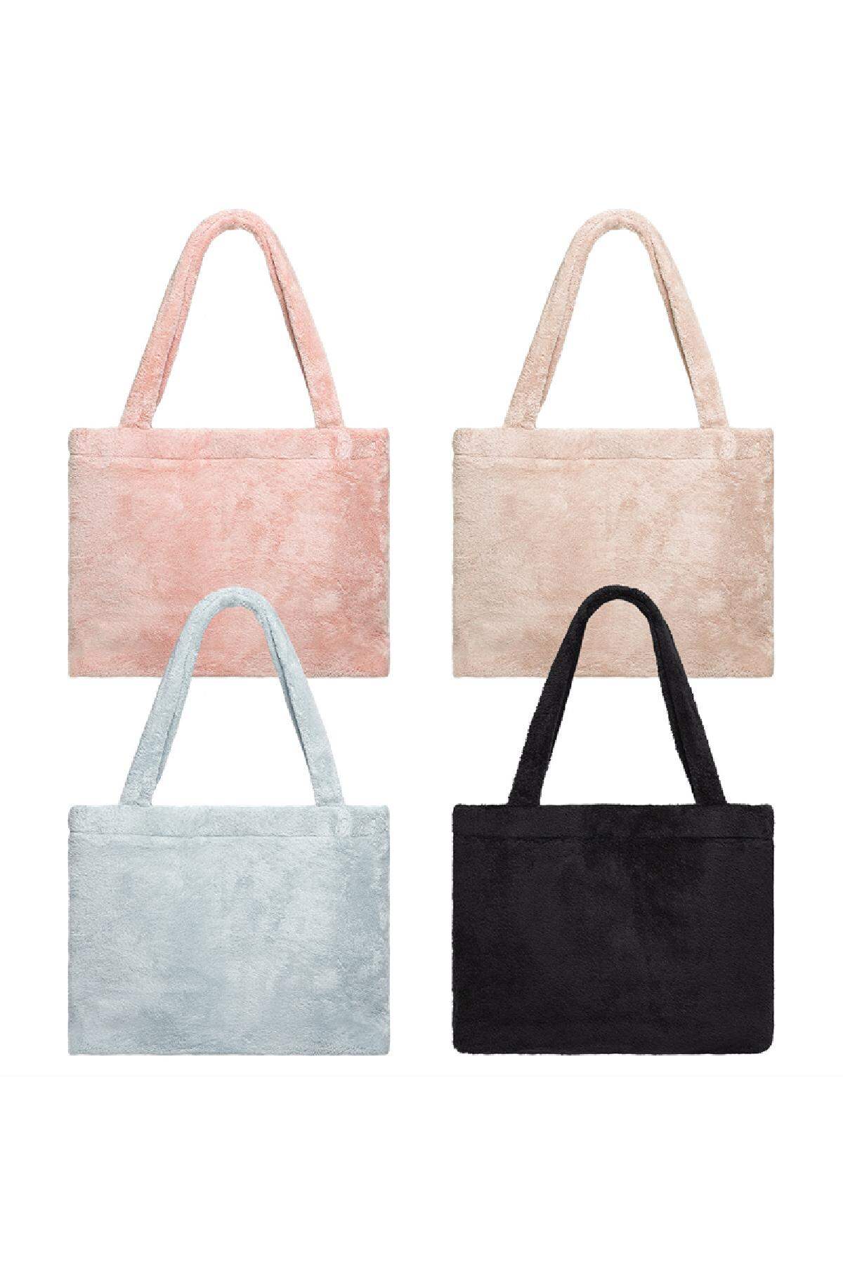 Badstof tas Grijs Polyester h5 Afbeelding3