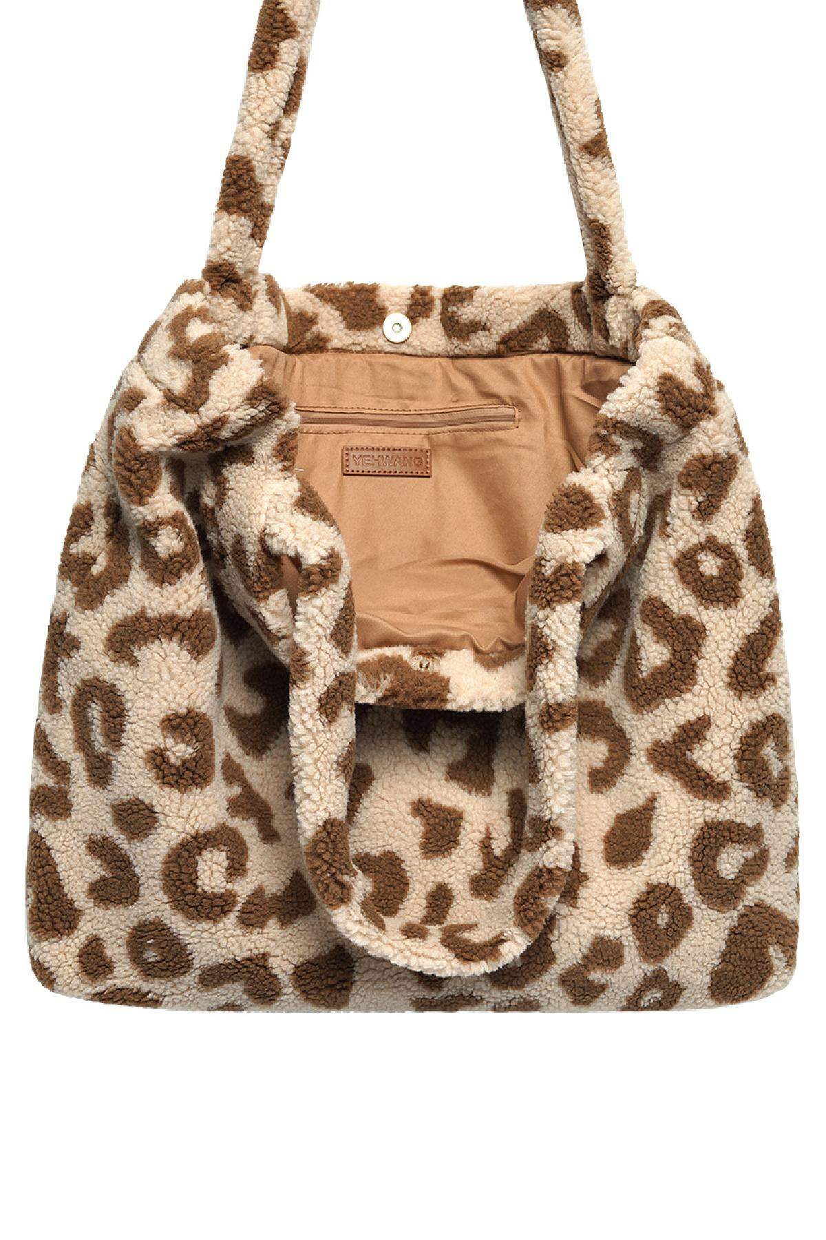 Teddy Borg Tragetasche Beige Polyester Bild7