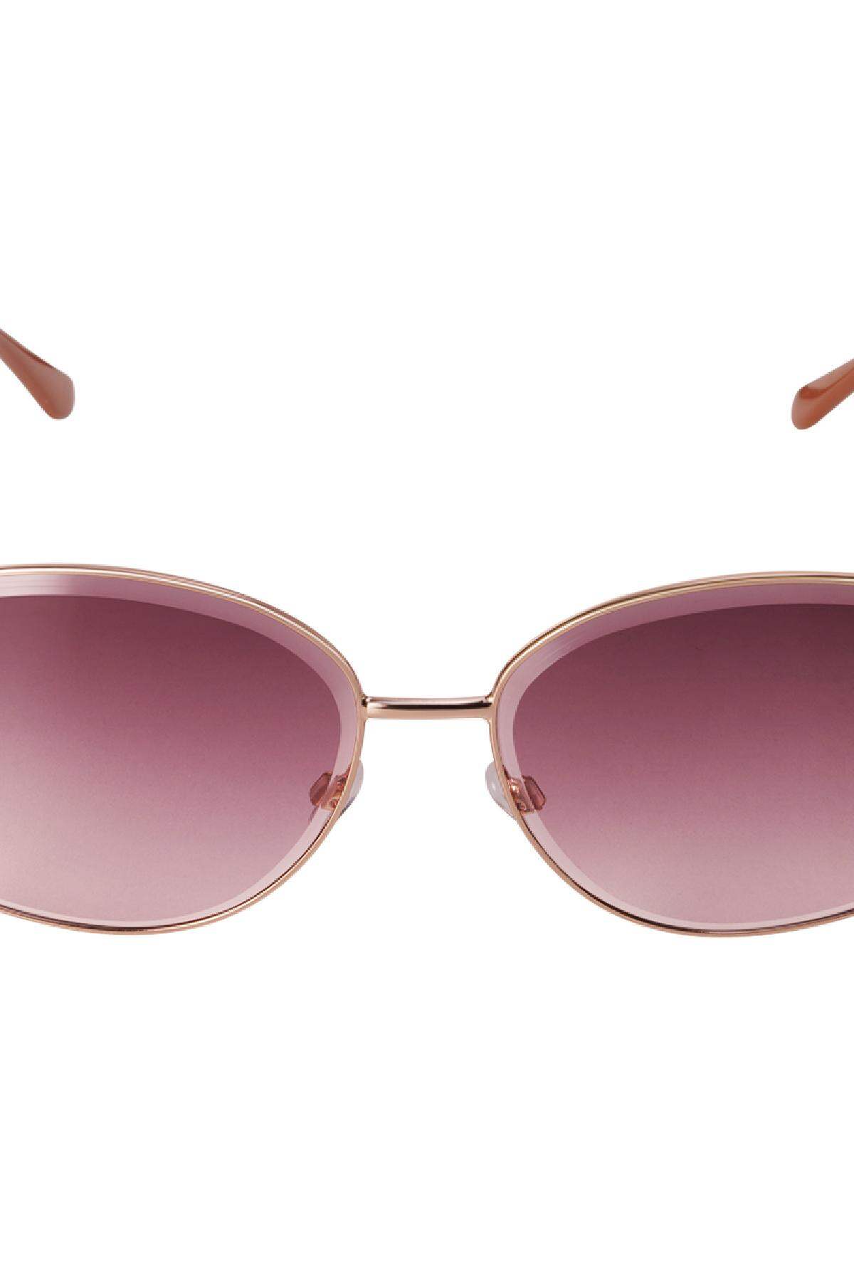 Lunettes de soleil double monture Violet Métal One size Image4