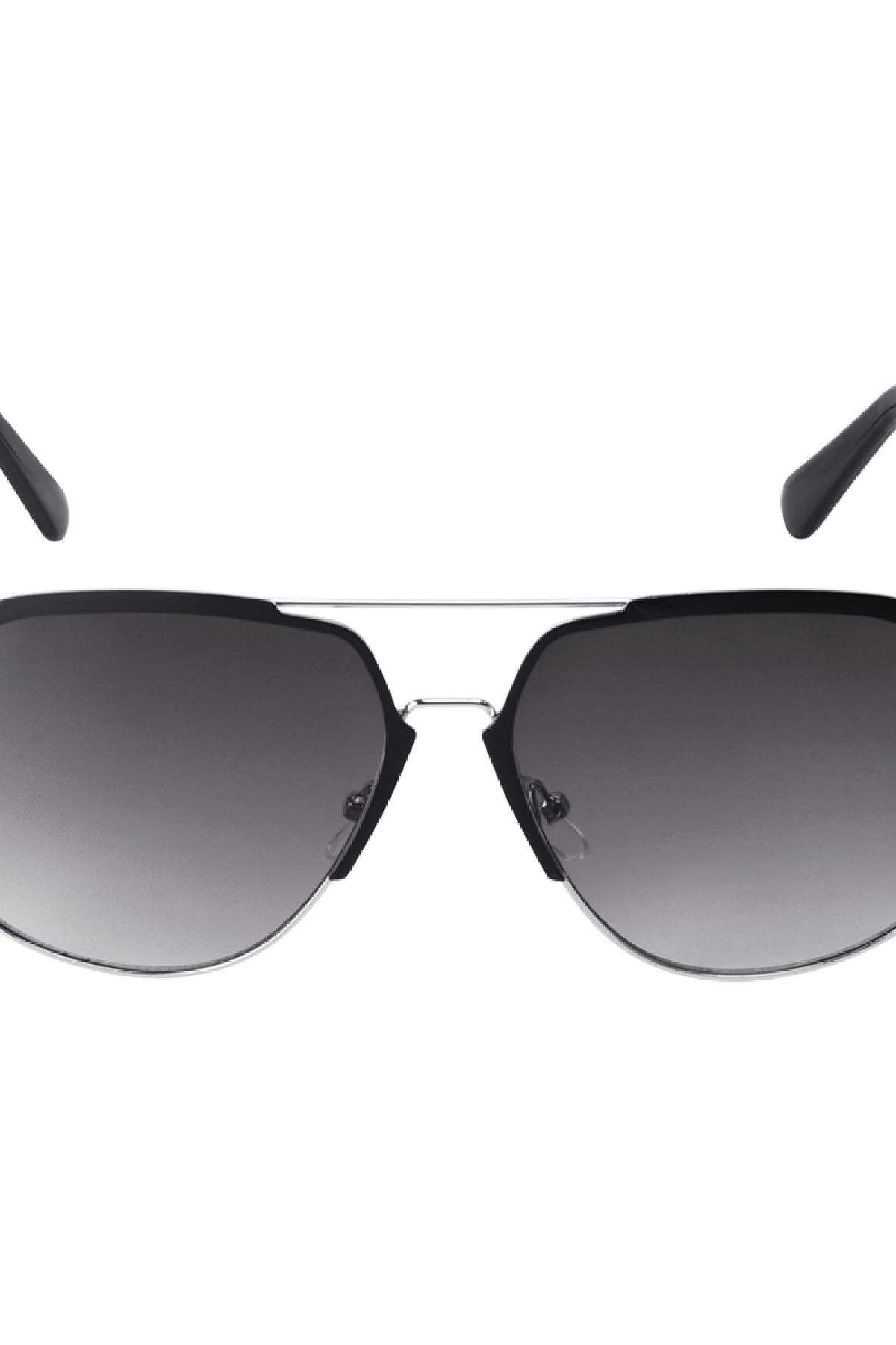 Sonnenbrille für Piloten Braun Metall One size h5 Bild3
