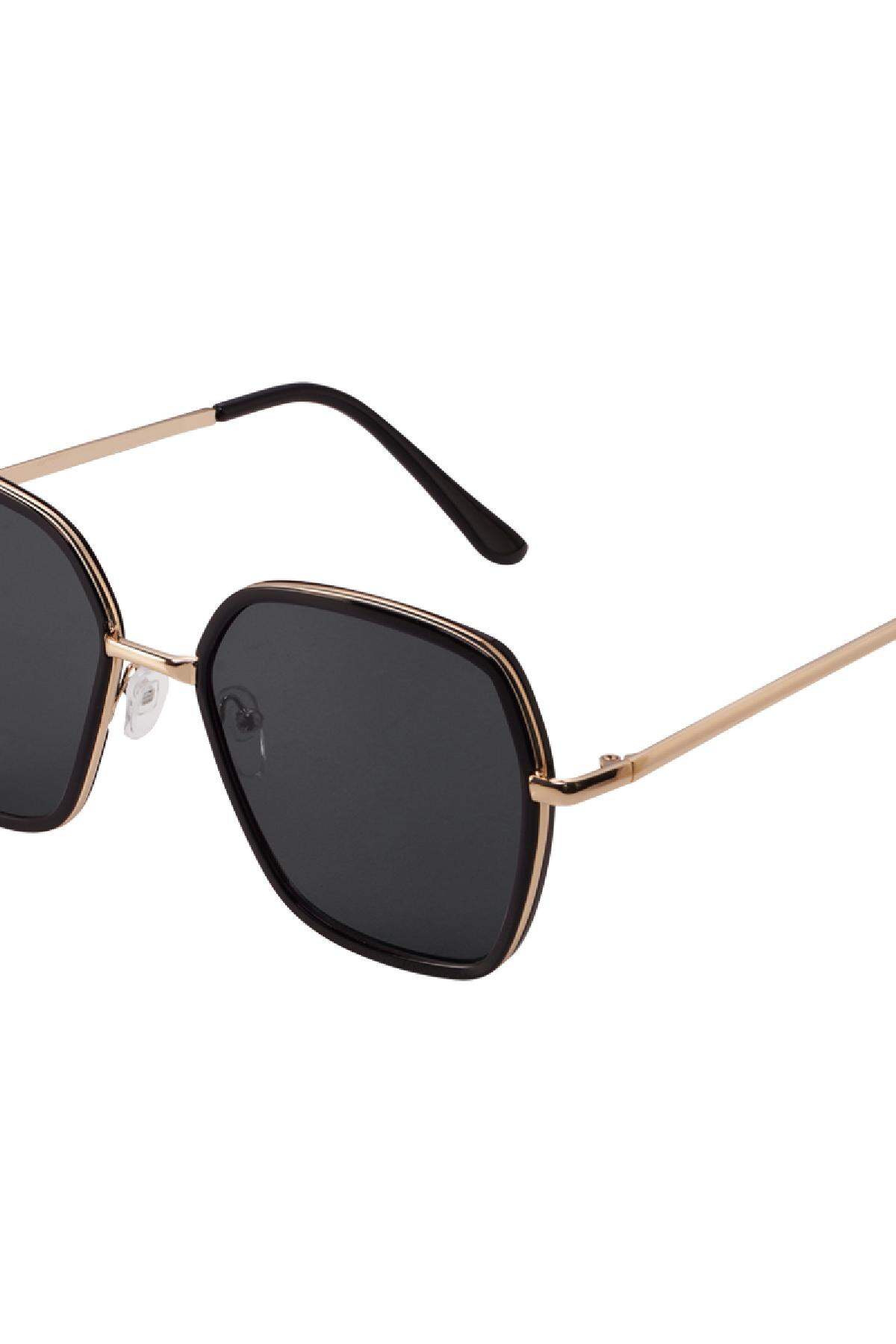 Sonnenbrille goldrahmen Braun Metall One size h5 Bild2