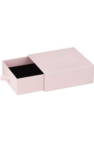 Uitschuifbare juwelendoos Roze Papier h5 Afbeelding3