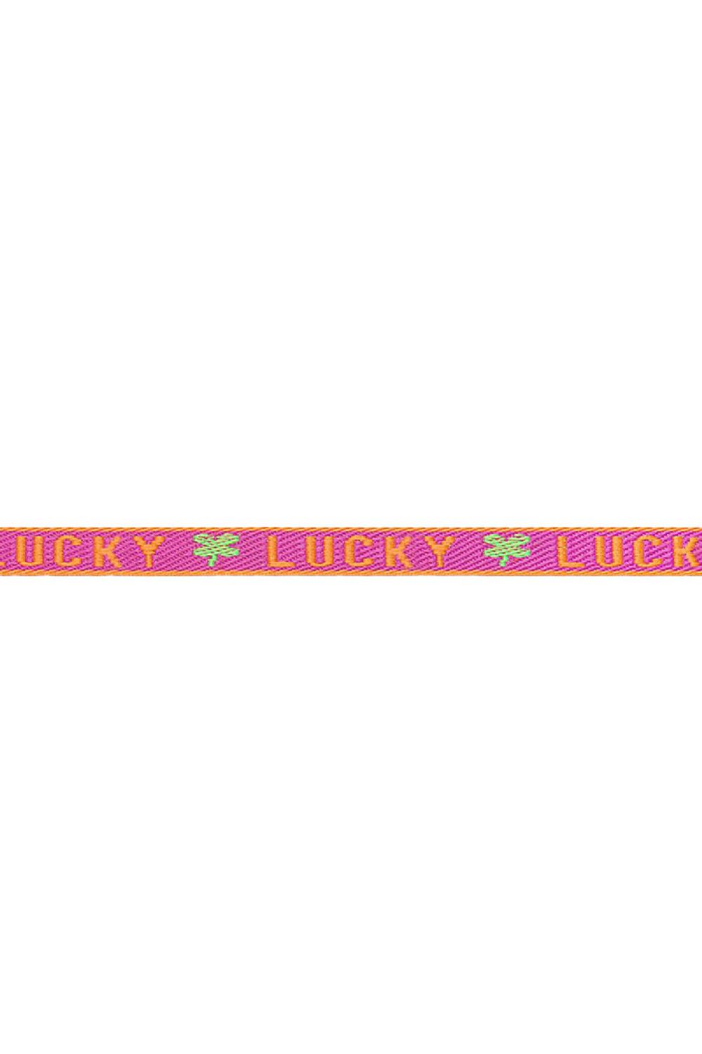 Armbandband Lucky Fuchsia Polyester h5Bild2