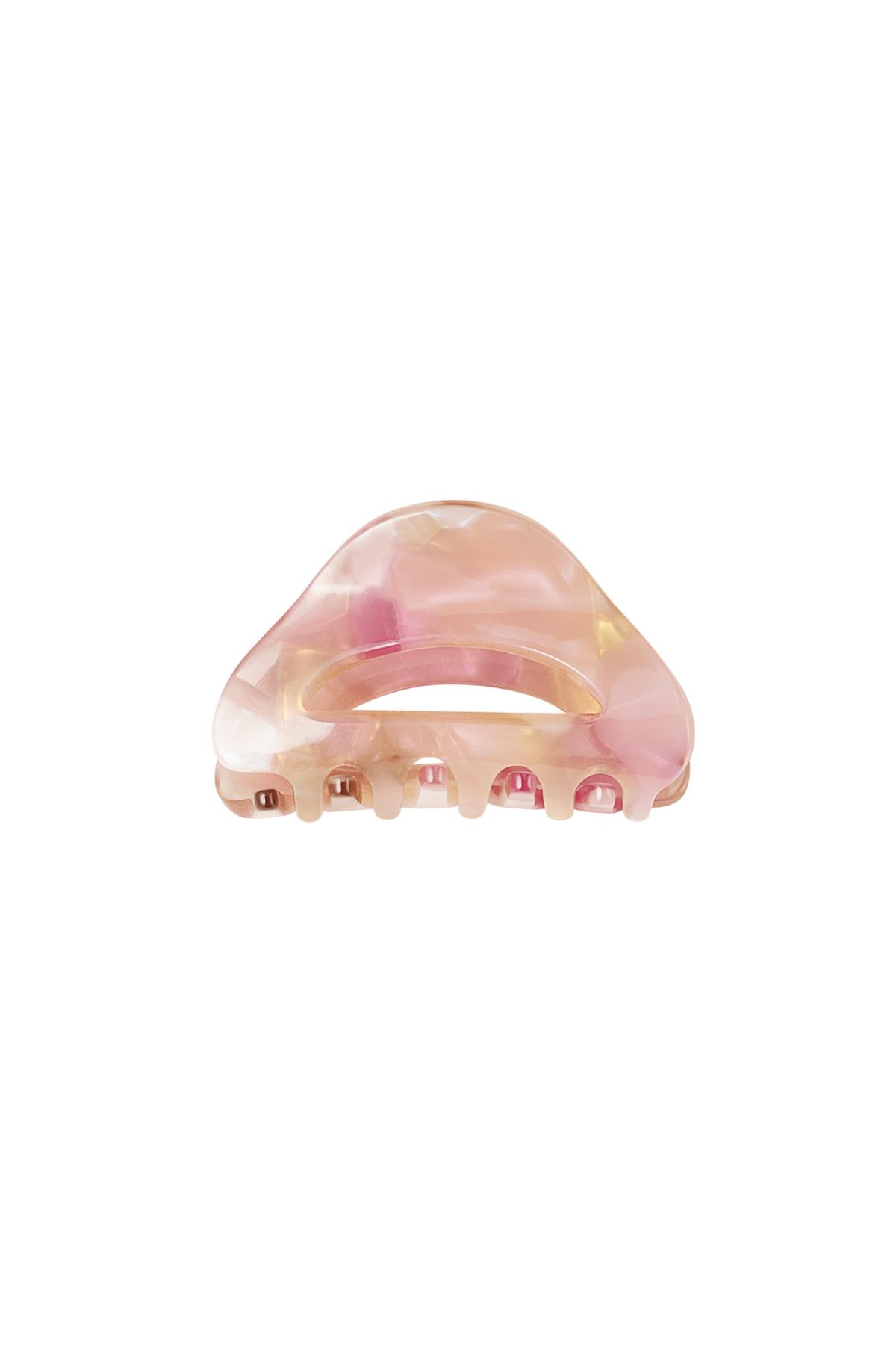 Hair clip print Pink Sheet Material 2