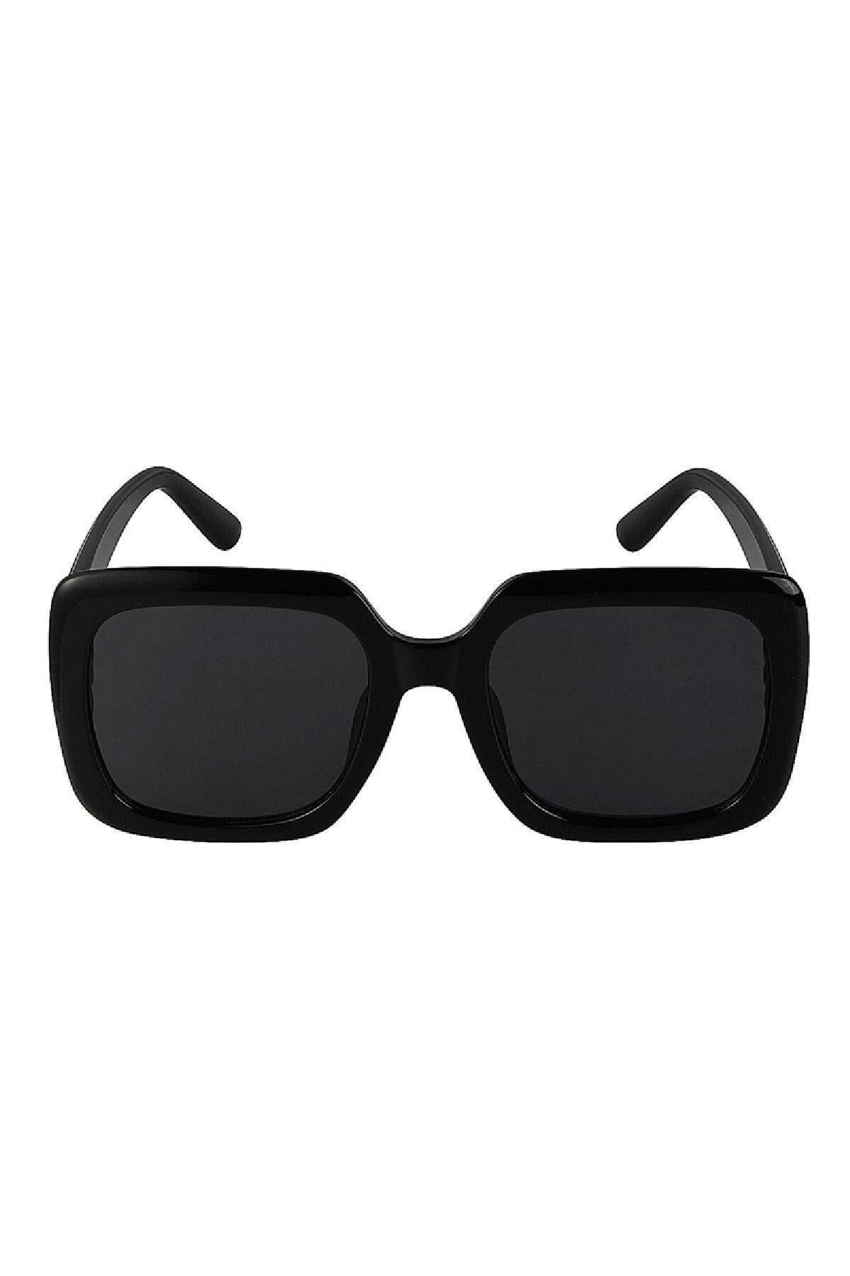 Sonnenbrille mit Logo Schwarz PC One size Bild3