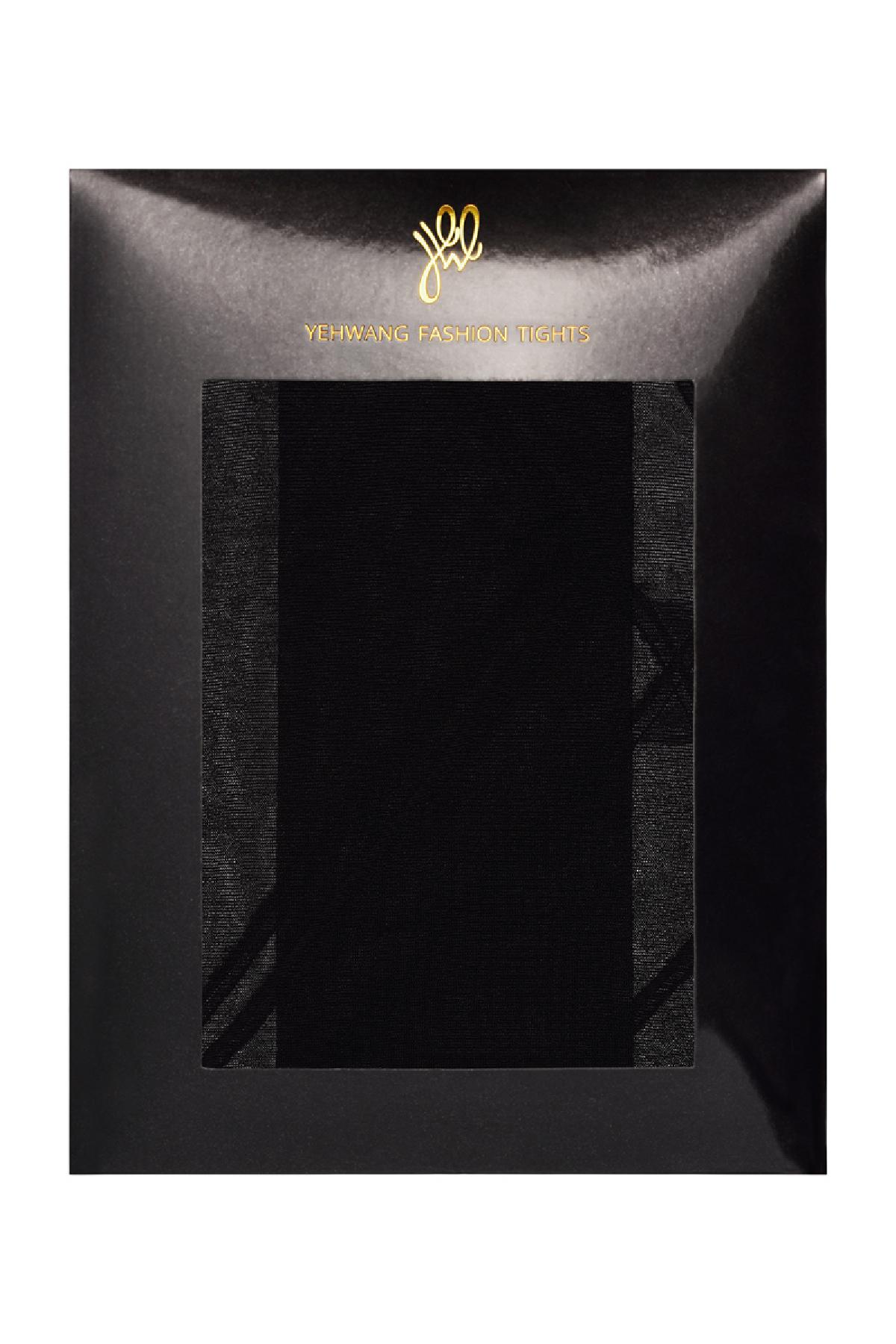 Groothandel Panty’s Zwart Nylon Diamant Patroon Maat S/M, foto 4 van 4