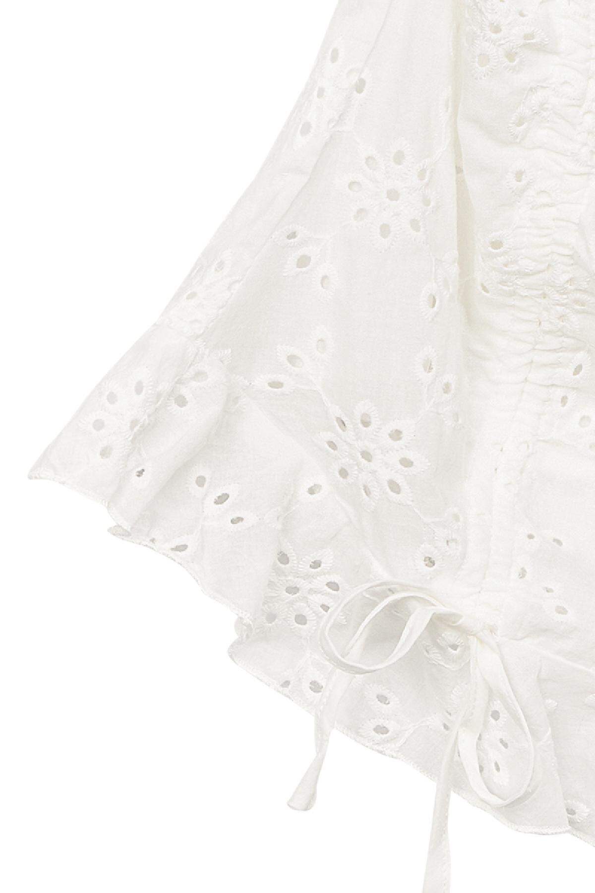 Kleid Spring Weiß L Bild5