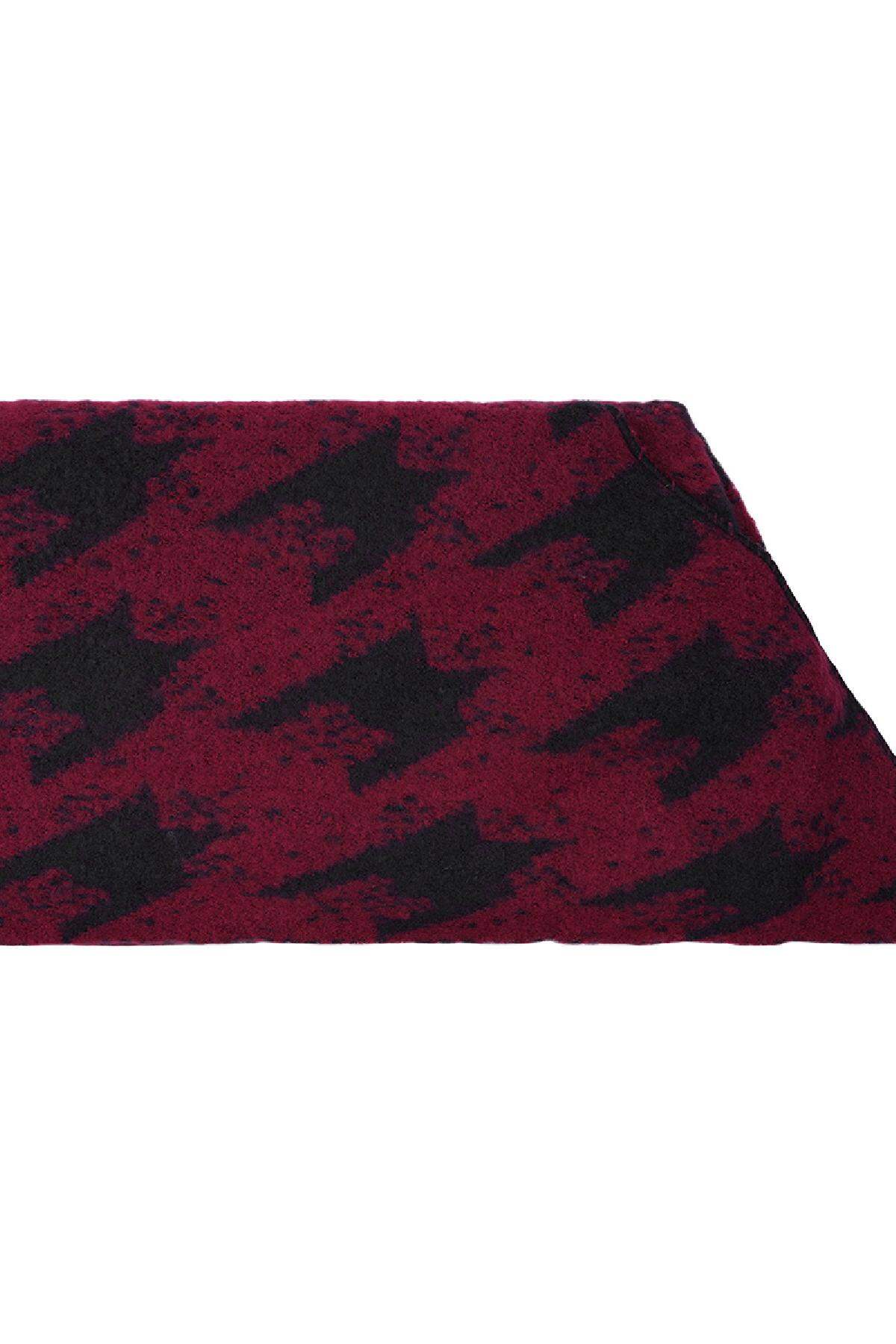 Wintersjaal Rood Polyester h5Afbeelding3
