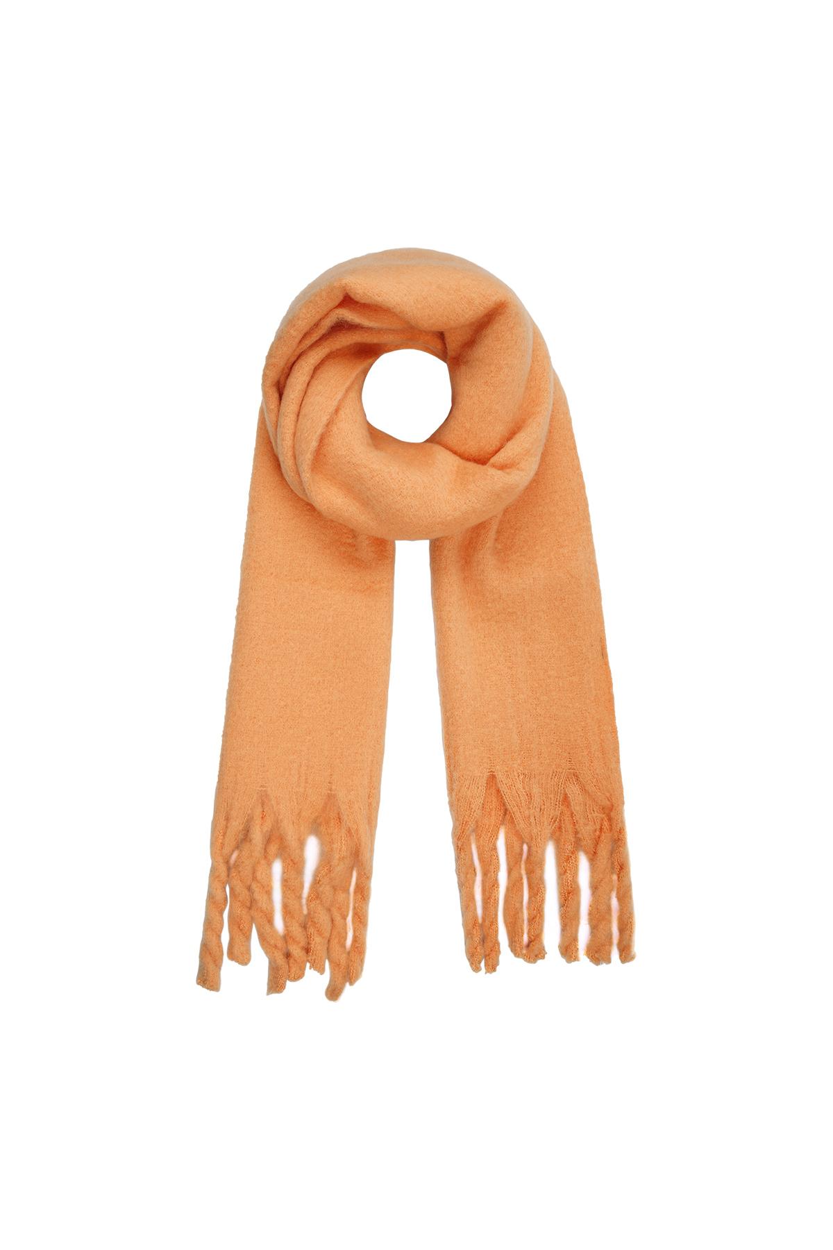 Groothandel Effen Paarse Polyester Sjaal Set van 1, foto 5 van 6