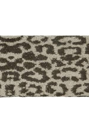 Winterschal Panther Print Grau Polyester h5 Bild5