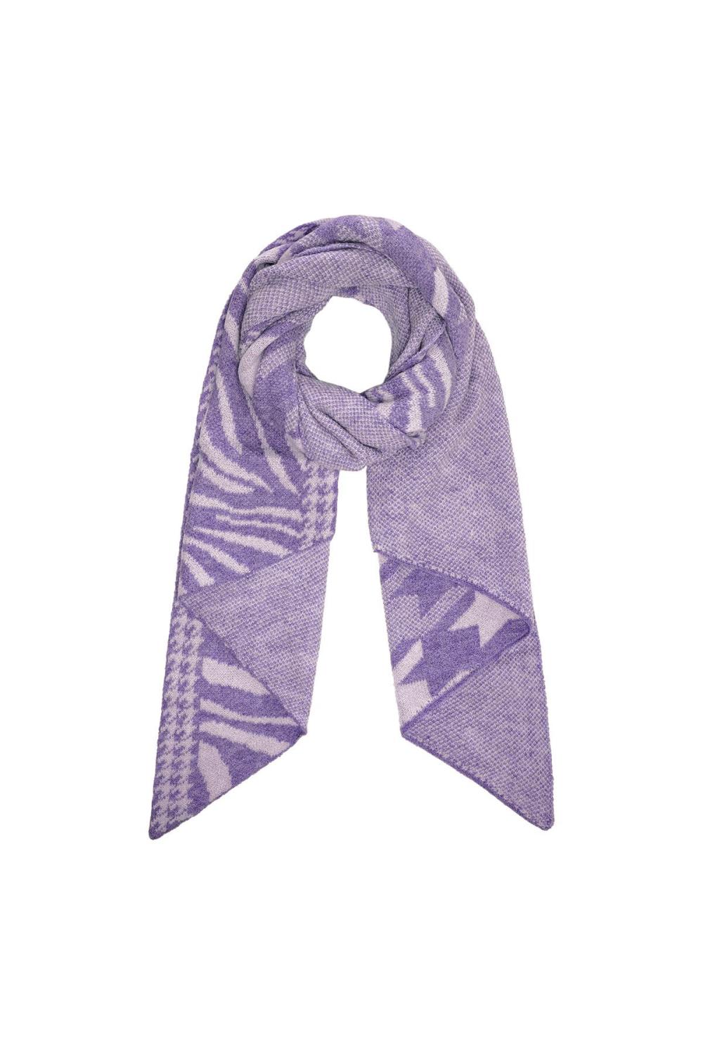 Scarf Cozy Winter Yellow Acrylic