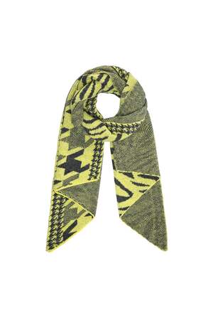 Scarf cozy winter Yellow Acrylic h5